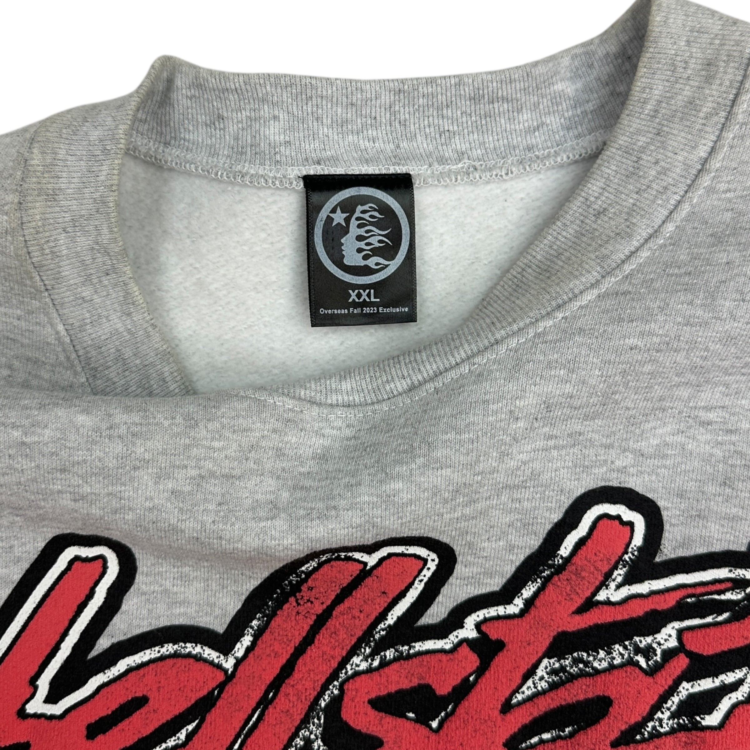 Hellstar Studios Records Crewneck Heather Grey