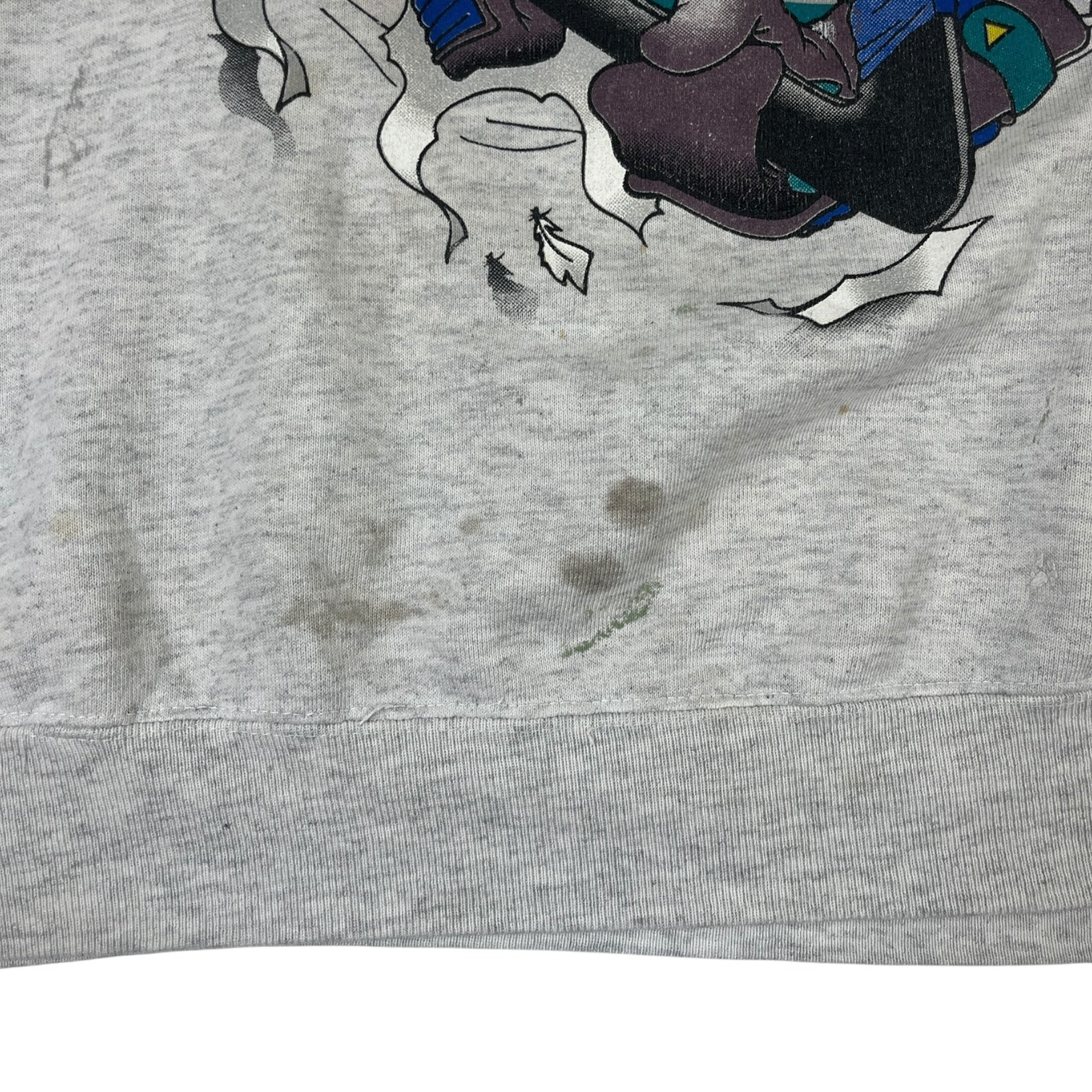 Vintage 1990 Anaheim Mighty Ducks "Breakthrough" Crewneck Sweatshirt