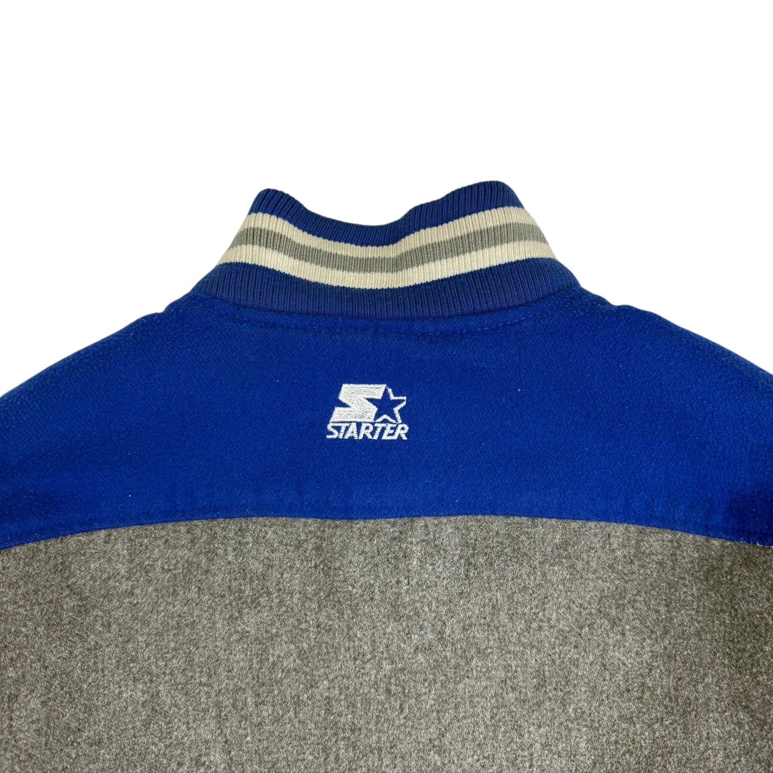 Vintage Starter Los Angeles Dodgers Wool Varsity Jacket Blue