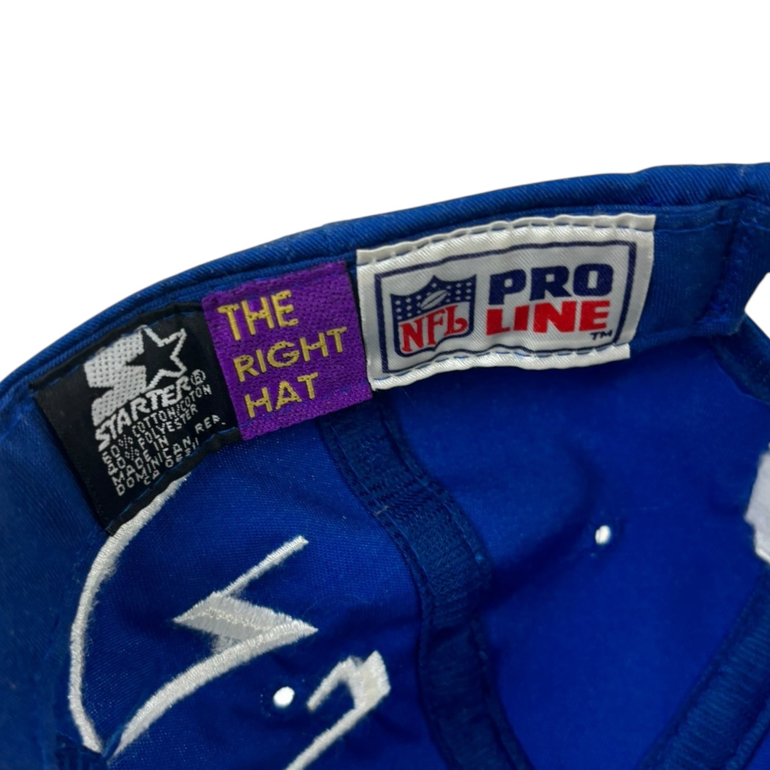 Vintage Dallas Cowboys Shock Wave SnapBack Hat Blue