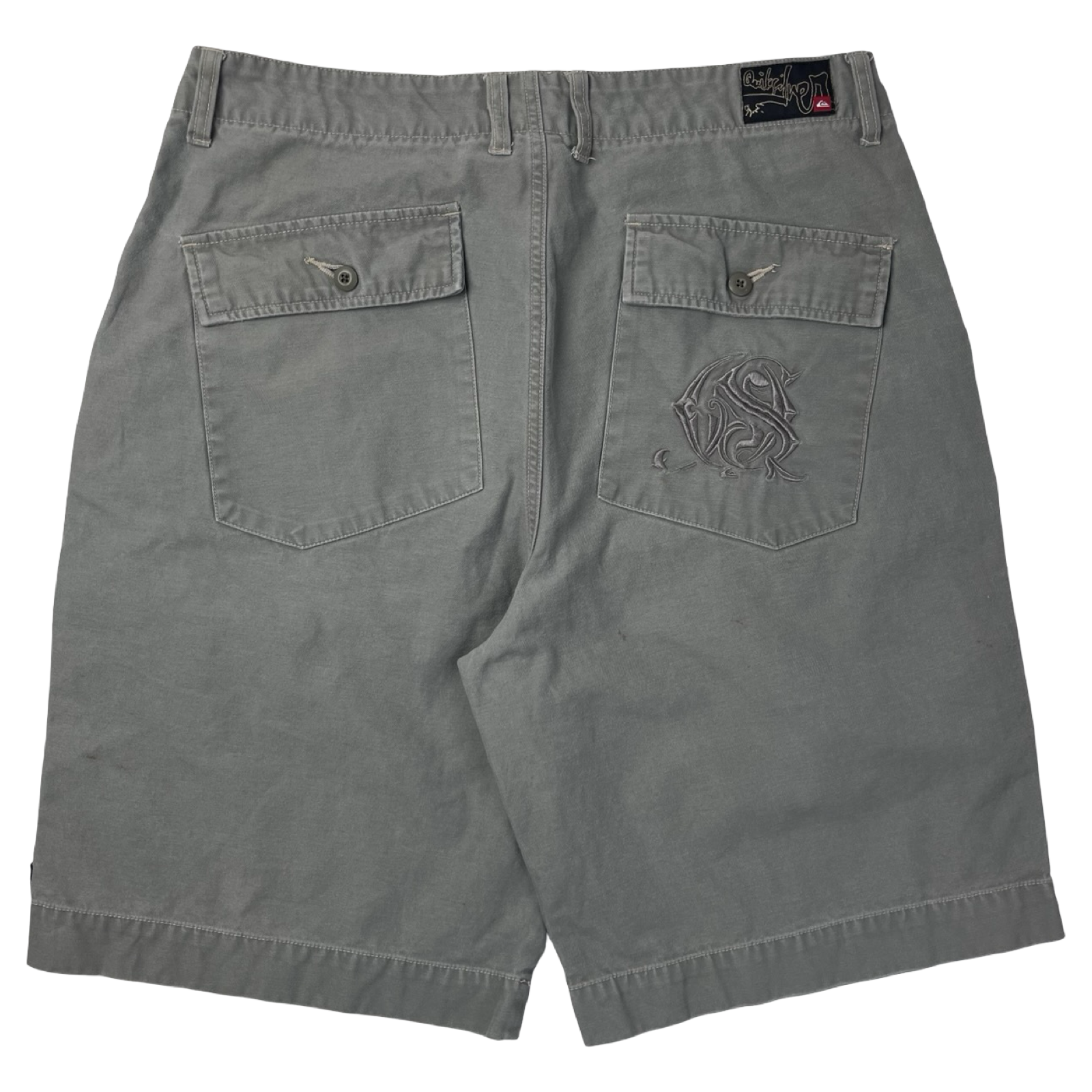 Vintage Y2K Quiksilver Embroidered Surf Shorts