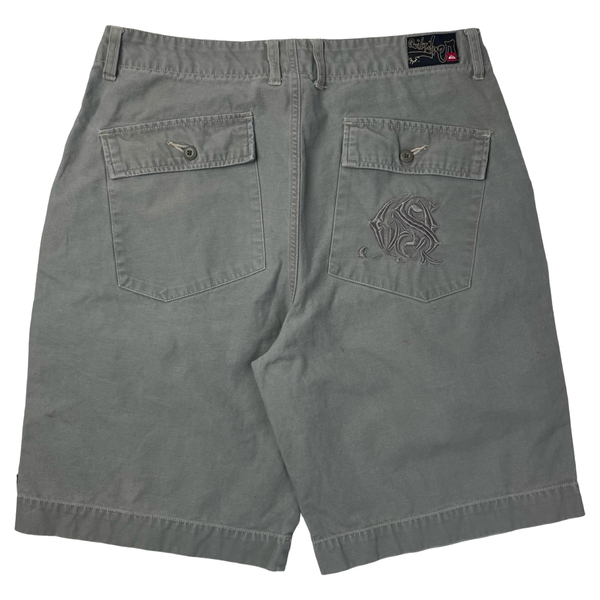 Vintage Y2K Quiksilver Embroidered Surf Shorts