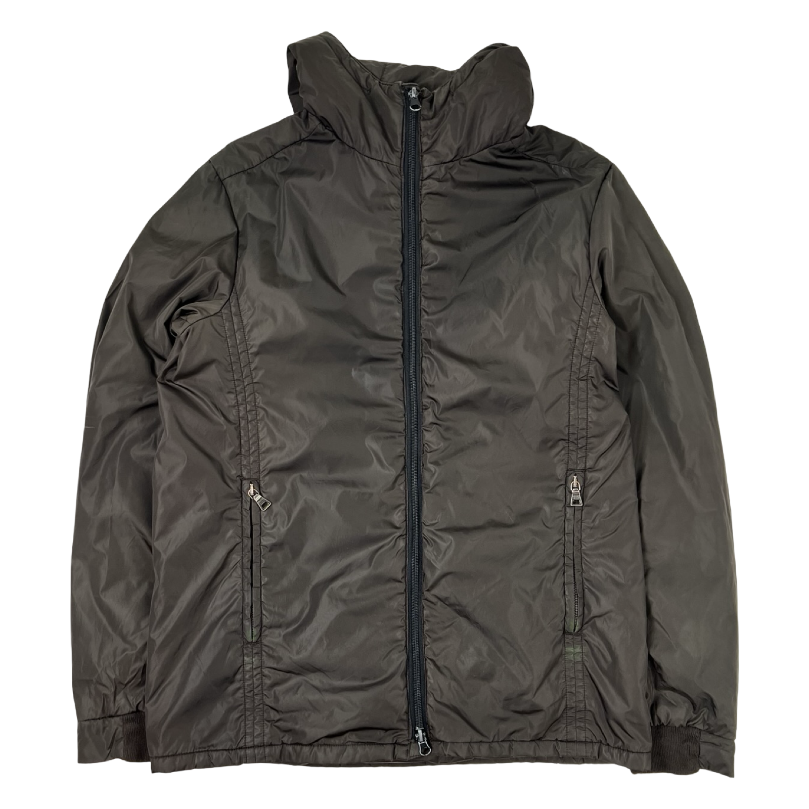 Vintage Prada Packable Nylon Hooded Jacket