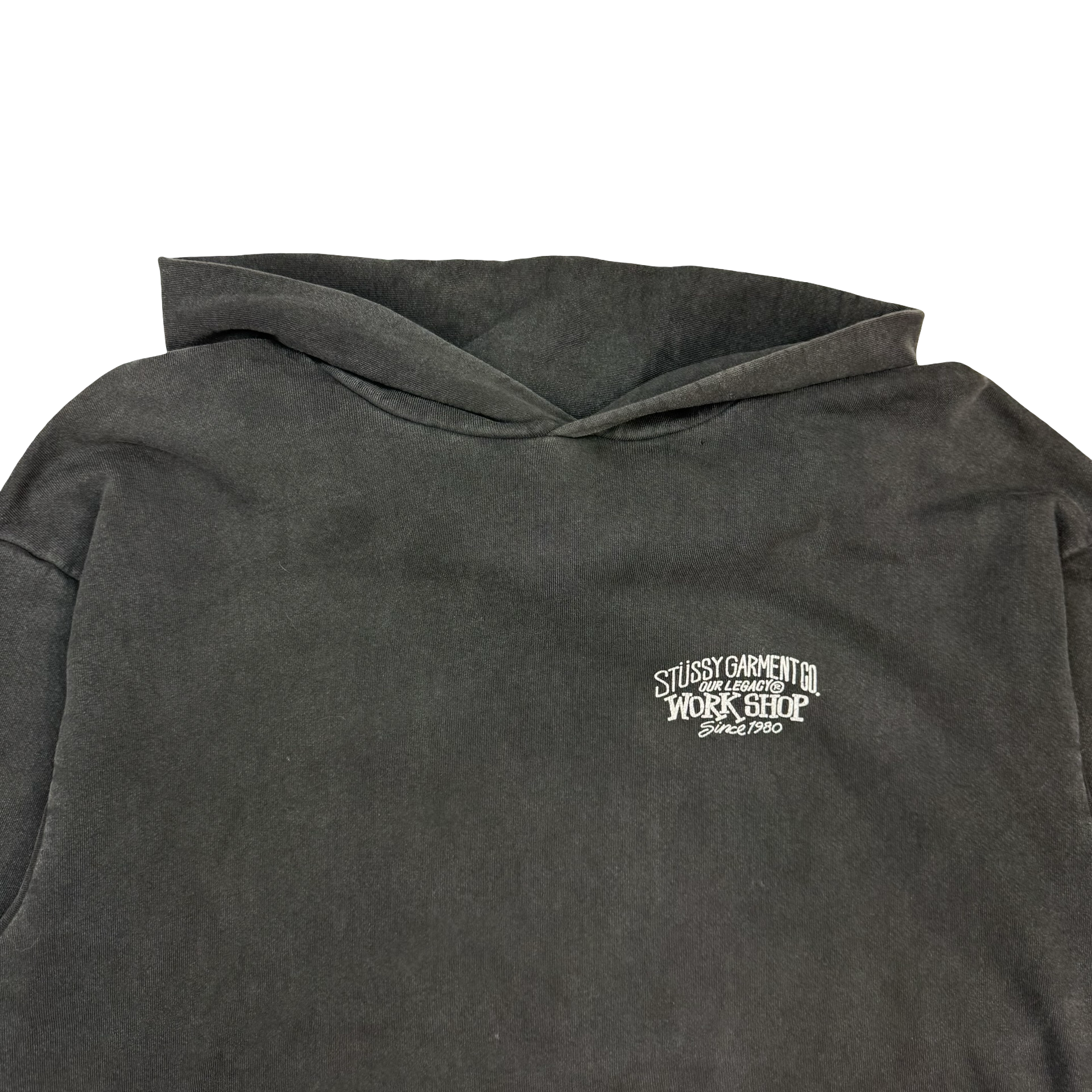 Stussy x Our Legacy Workshop Pigment Dye Hoodie Black