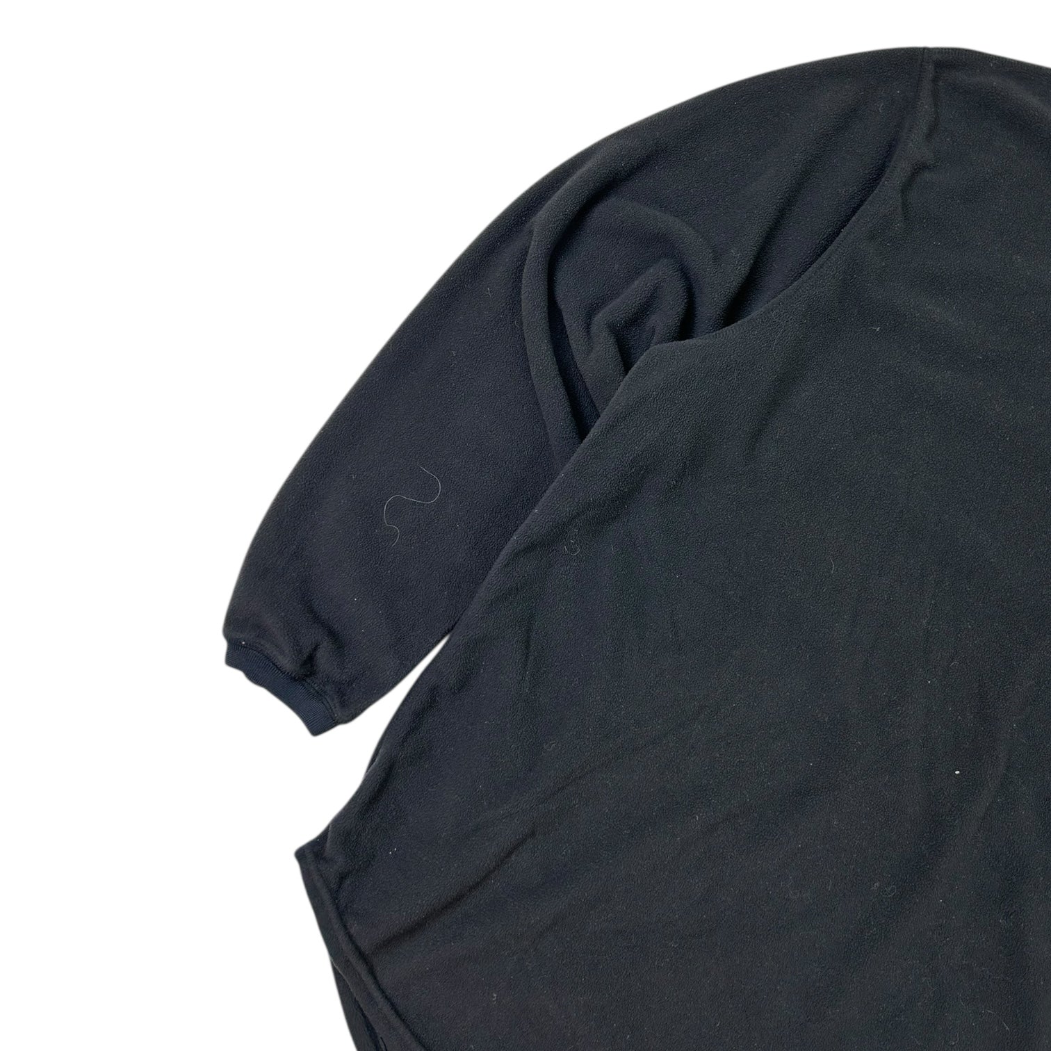 Vintage Nike Fleece Mini Swoosh Crewneck Black