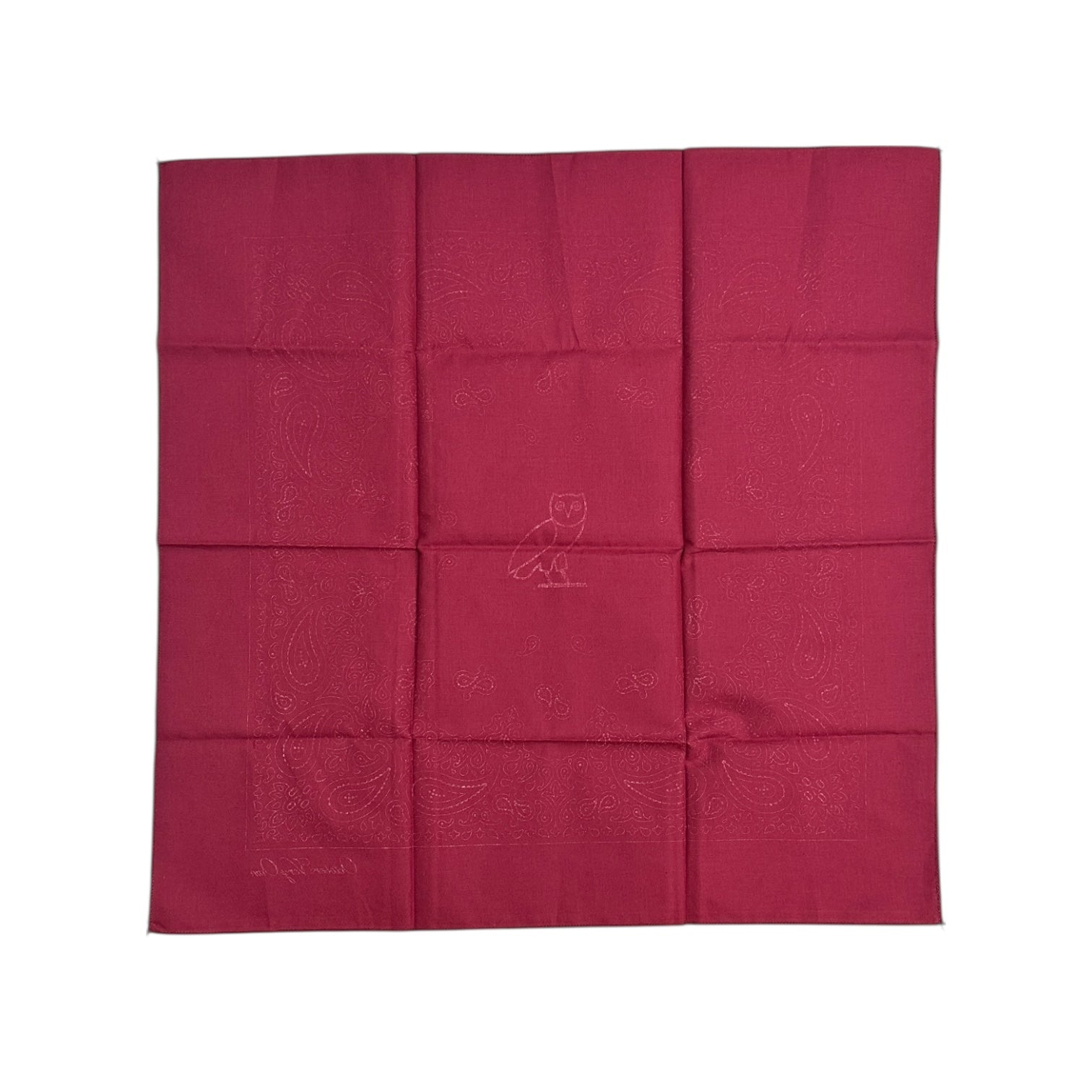 OVO Paisley Bandana Burgundy