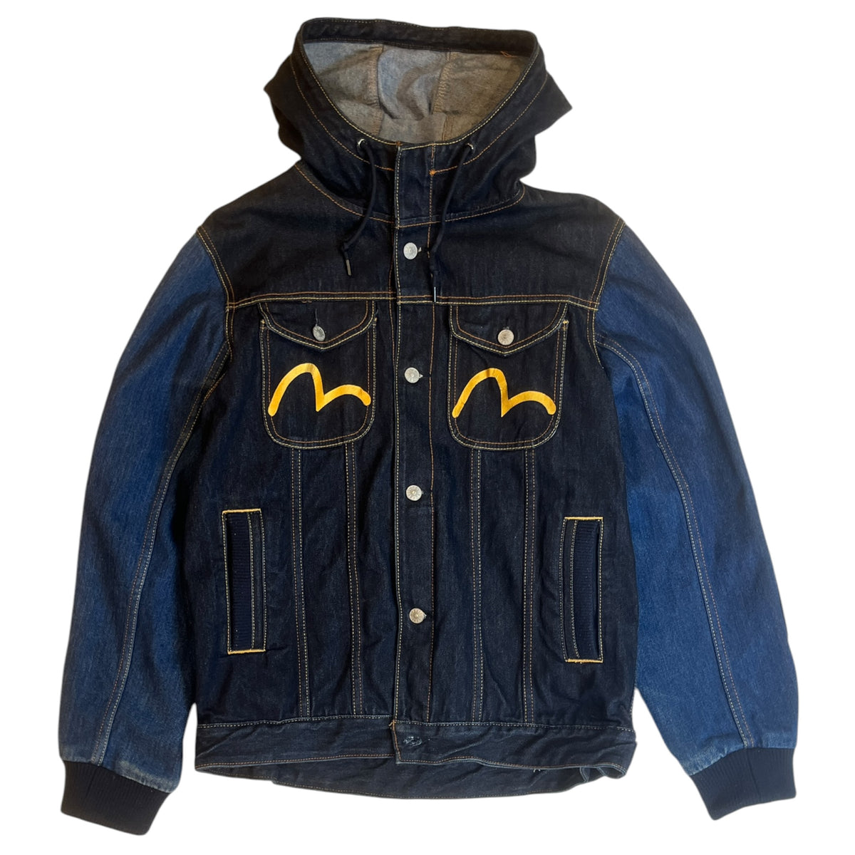Evisu Hooded Denim Jacket
