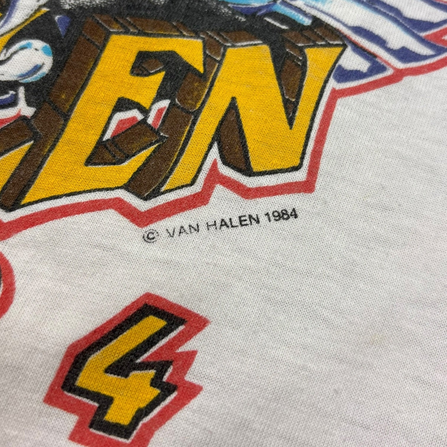 1984 Van Halen ‘Tour of the World’ L/S T-Shirt Black/White