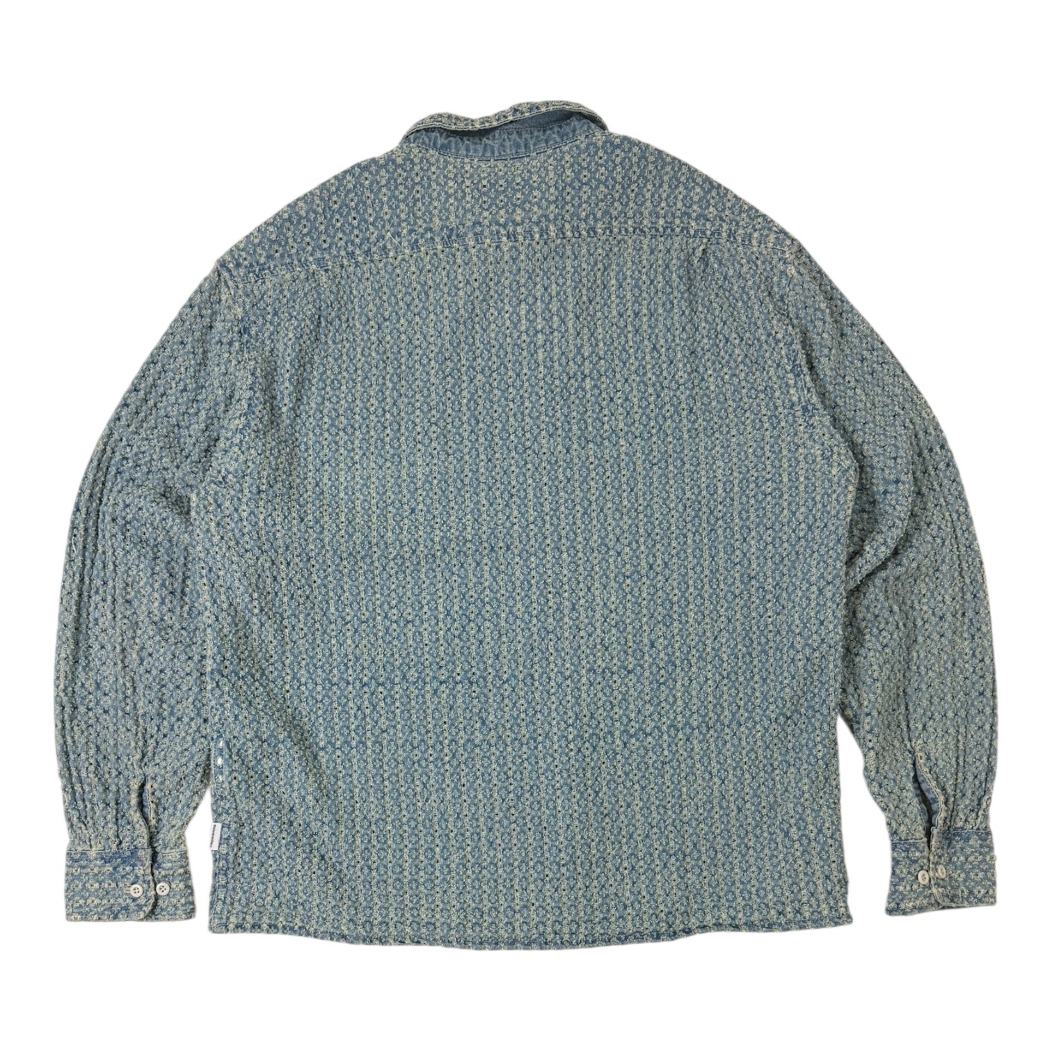 Thisisneverthat Damaged Denim Jacket Washed Blue