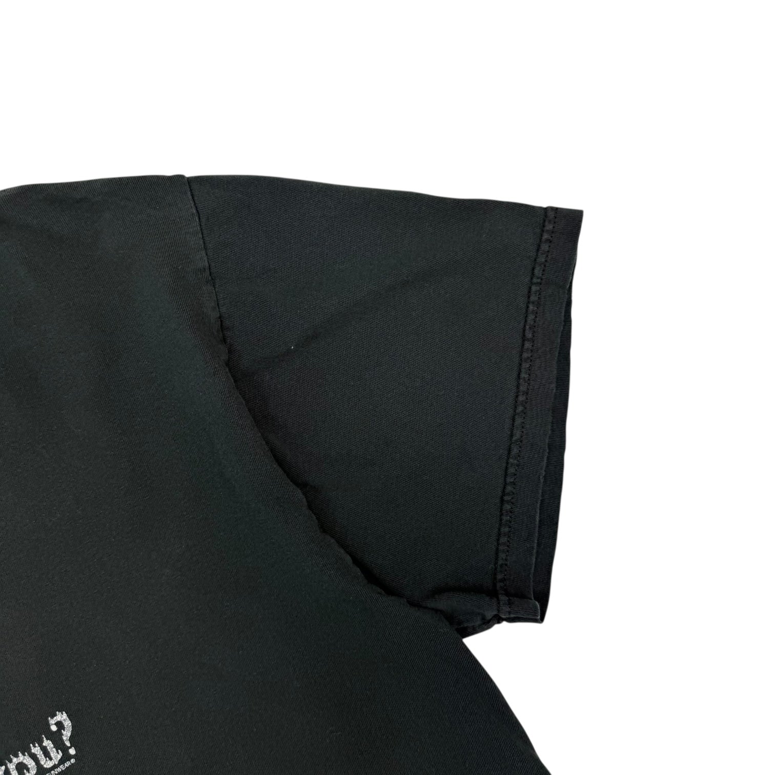 Vintage ‘God’s Busy Can I Help You?’ Tee Black