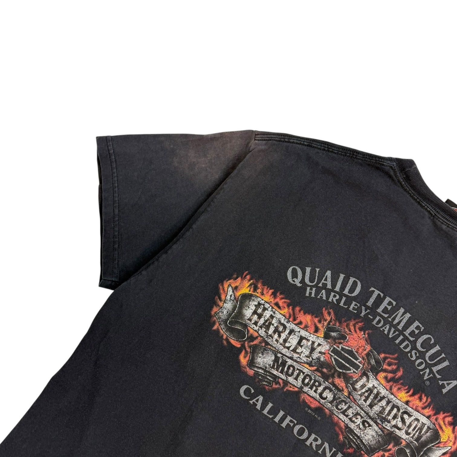 Vintage Harley Davidson Of Temecula Tee Black