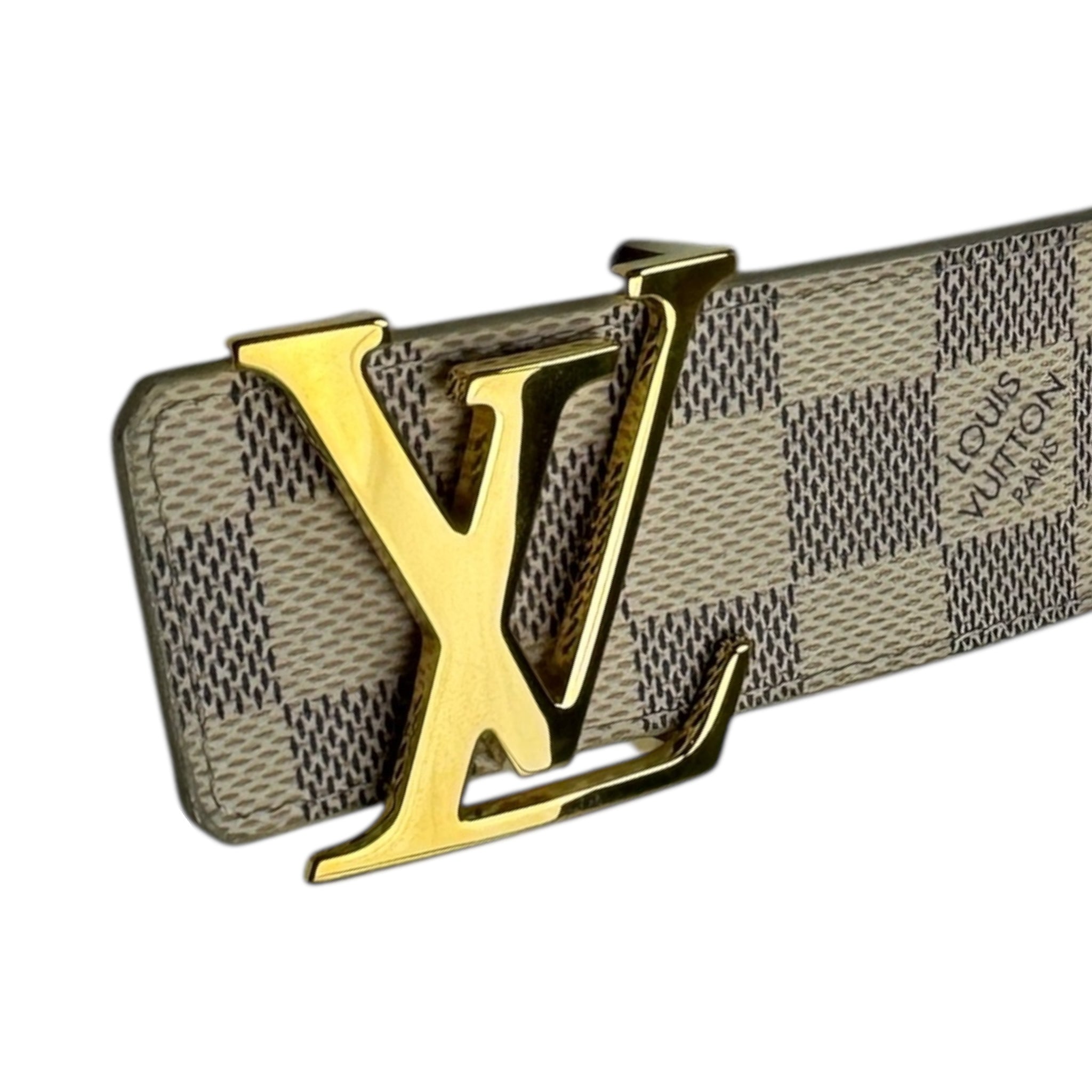 Louis Vuitton Initialed Belt Damier Azur