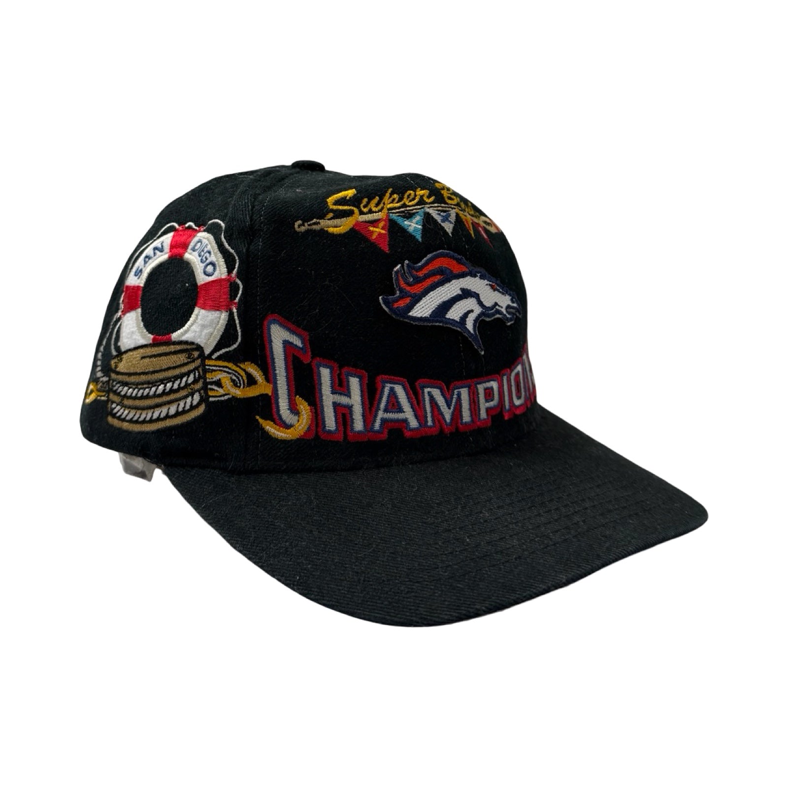 Vintage Denver Broncos SuperBowl 32 Champions Snap Back Hat