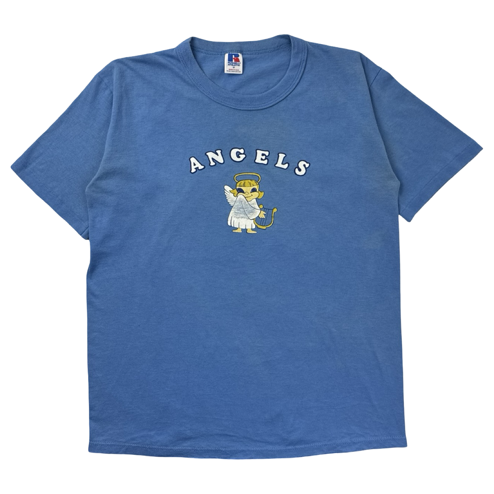 Vintage Russell Athletics 'Angels' Cartoon T-Shirt