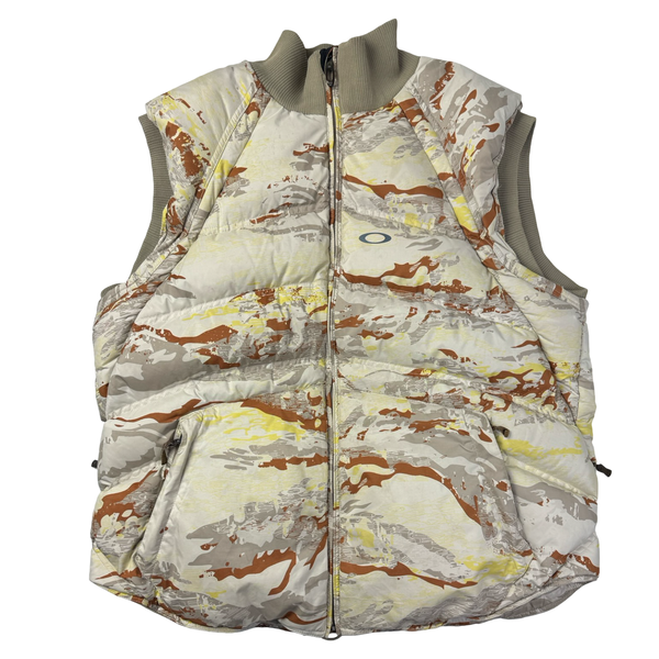 Vintage Oakley Desert Camo Snow Vest