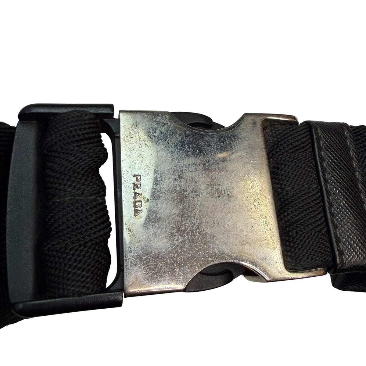 Prada Tessuto Nylon Waist Bag Black
