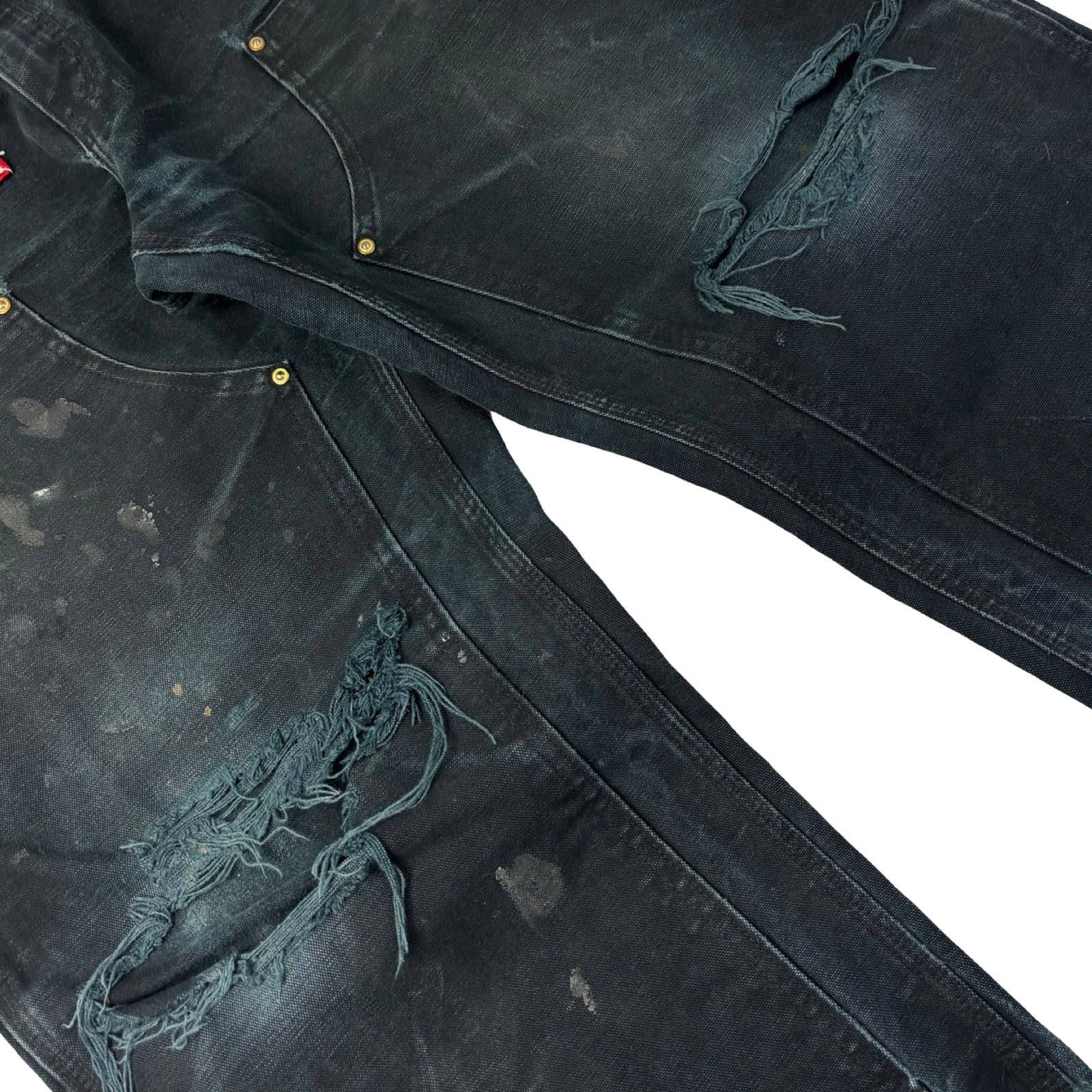 Carhartt Double Knee Work Pants Distressed Fest