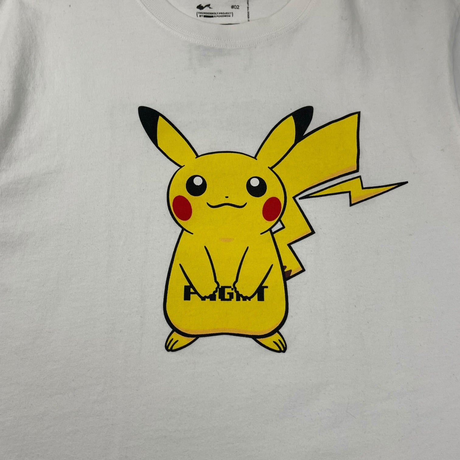 Pokémon x Fragment x Thunderbolt Project Fujiwara Pikachu T-Shirt White