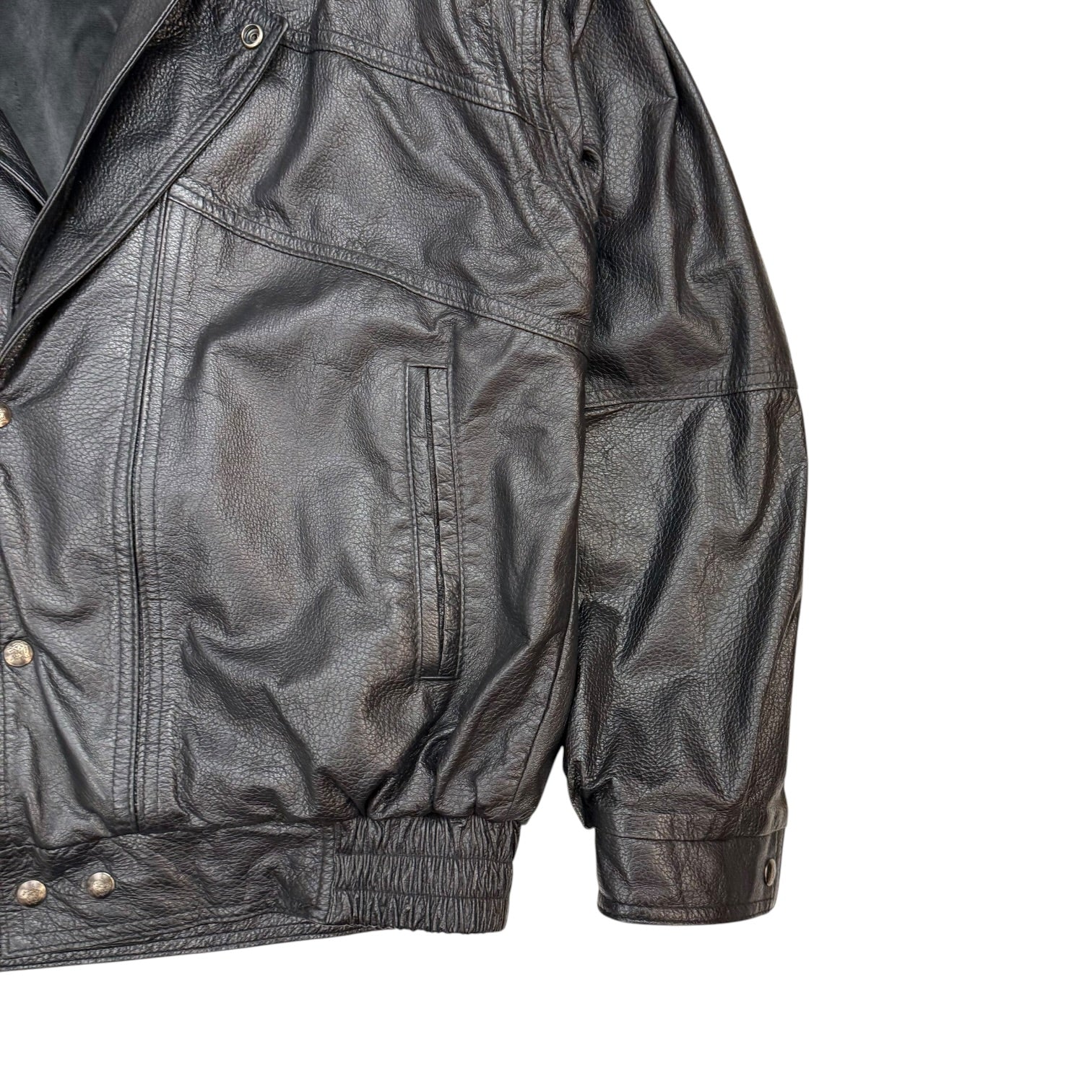 Vintage The Leather Ranch Leather Jacket Black
