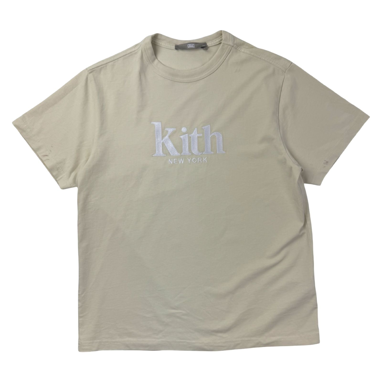 (W) Kith Mott Tee II Pale Yellow