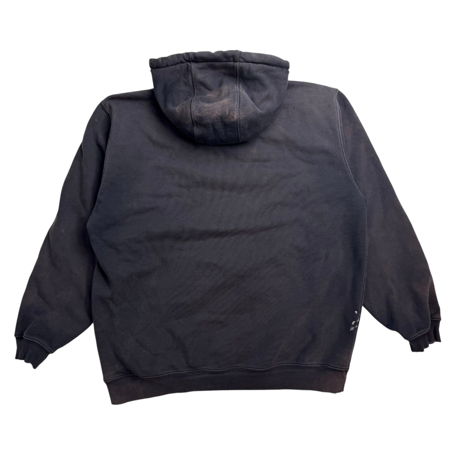 Vintage Sunfaded Carhartt Hoodie Black