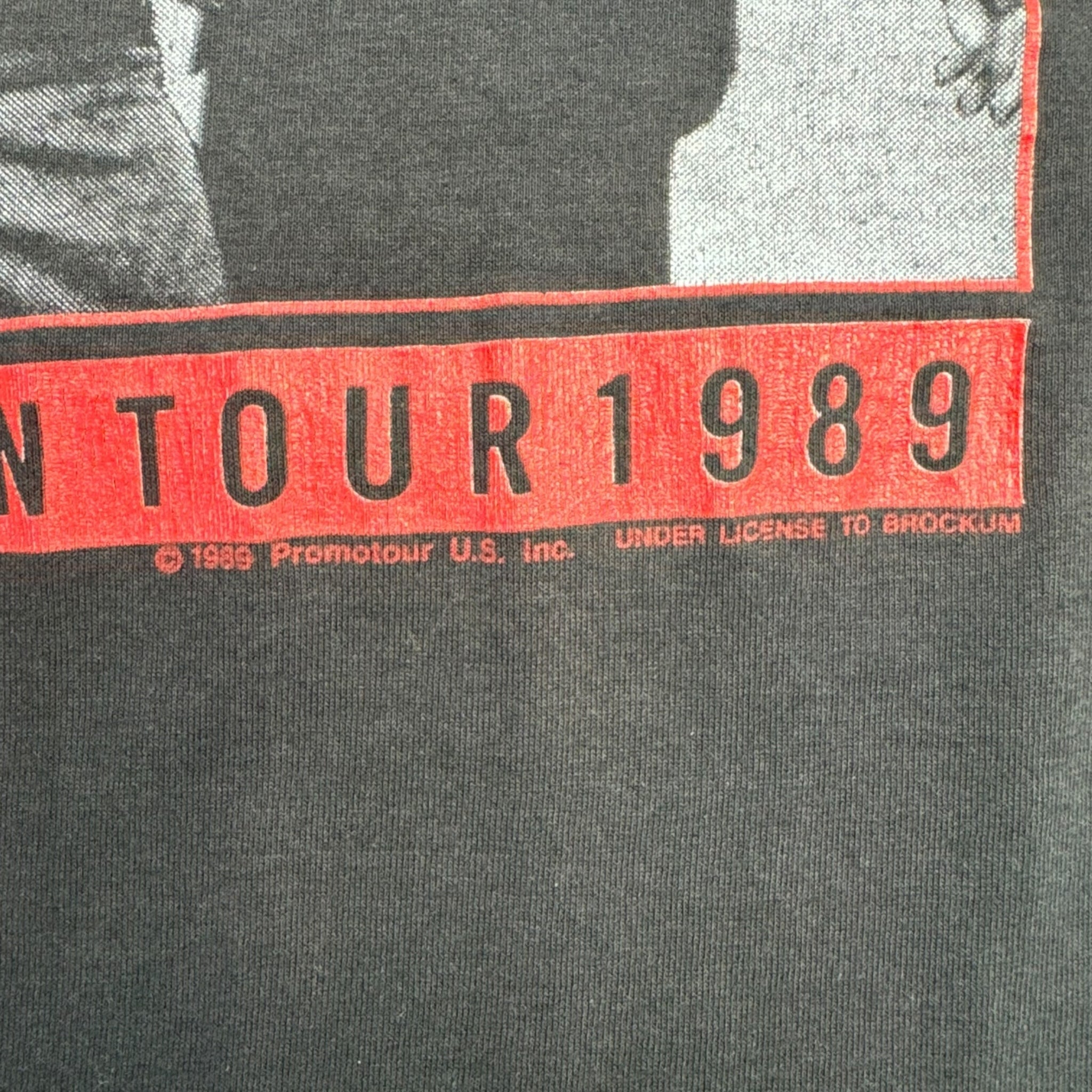 1989 Rolling Stones North America Tour Tee Black