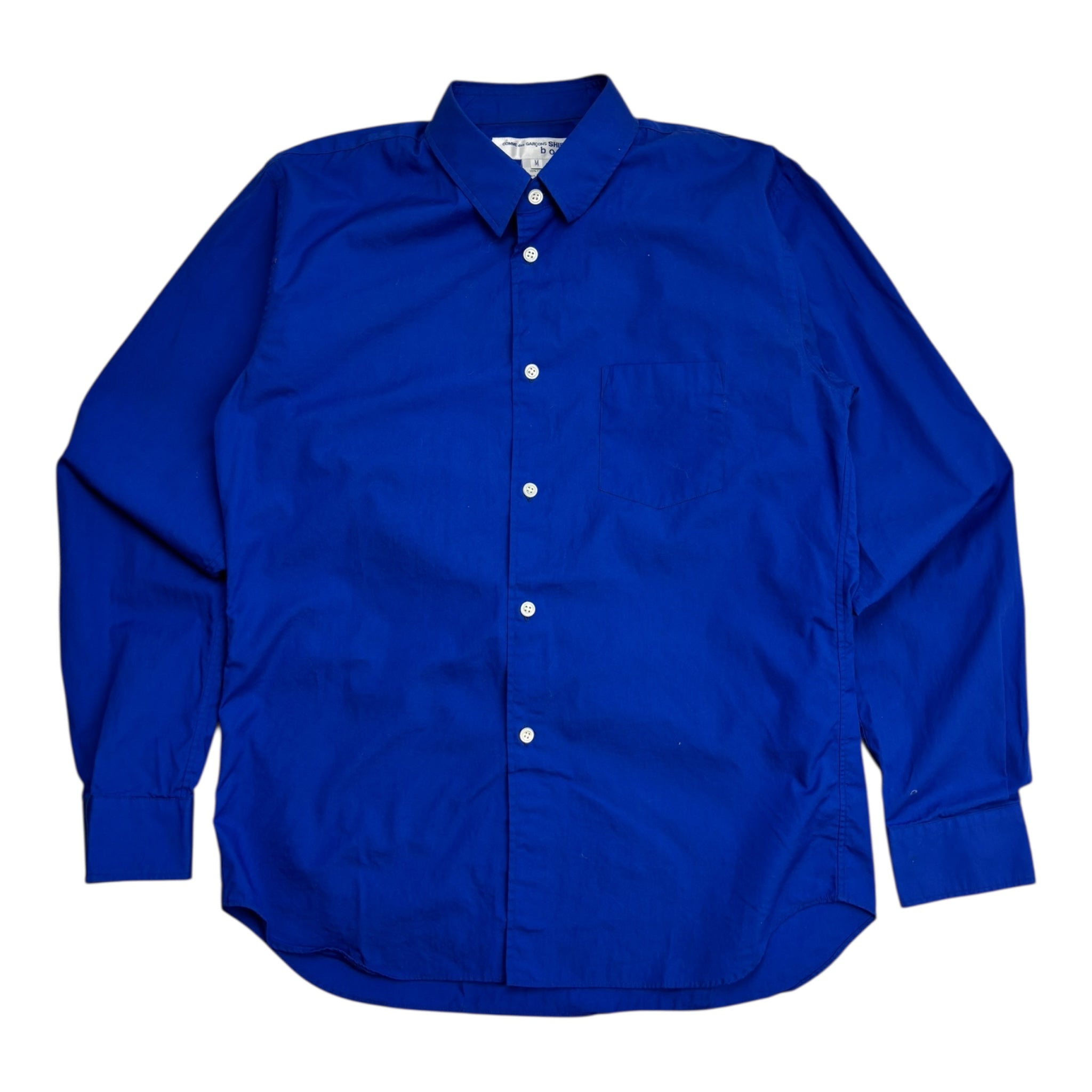 Comme des Garçons Boys Button-Up Shirt Blue