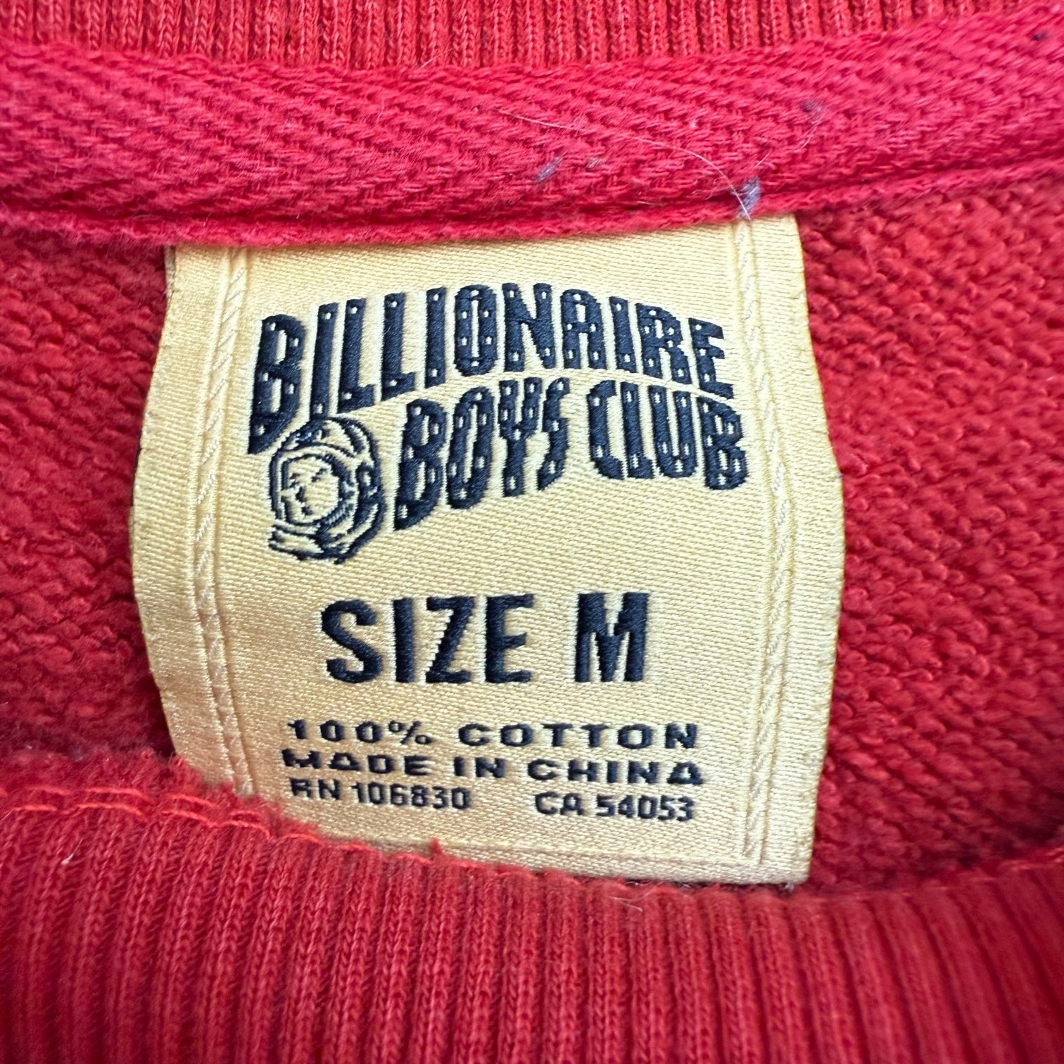 Billionaire Boys Club Crewneck Red