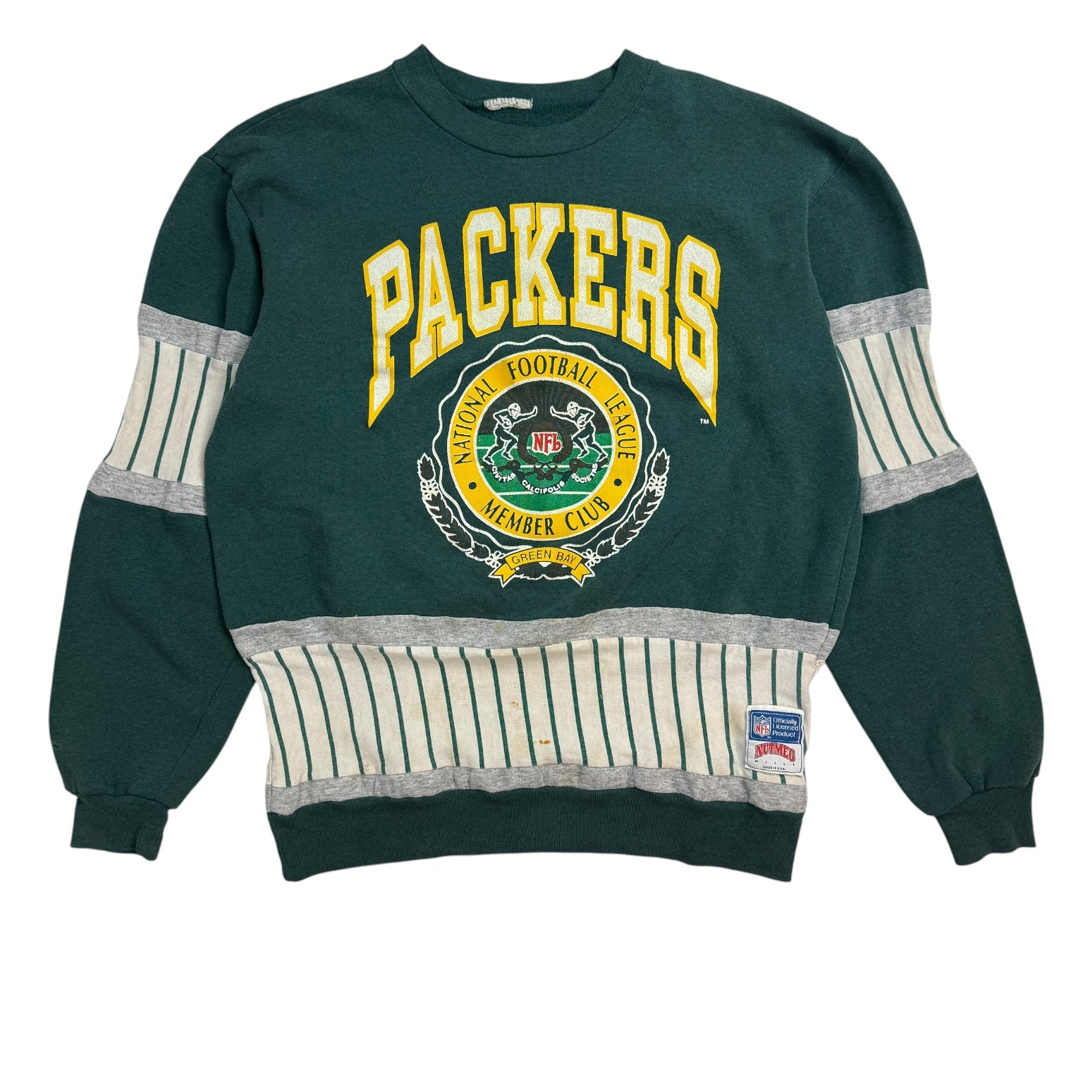 Vintage Green Bay Packers Member Club Crewneck Green