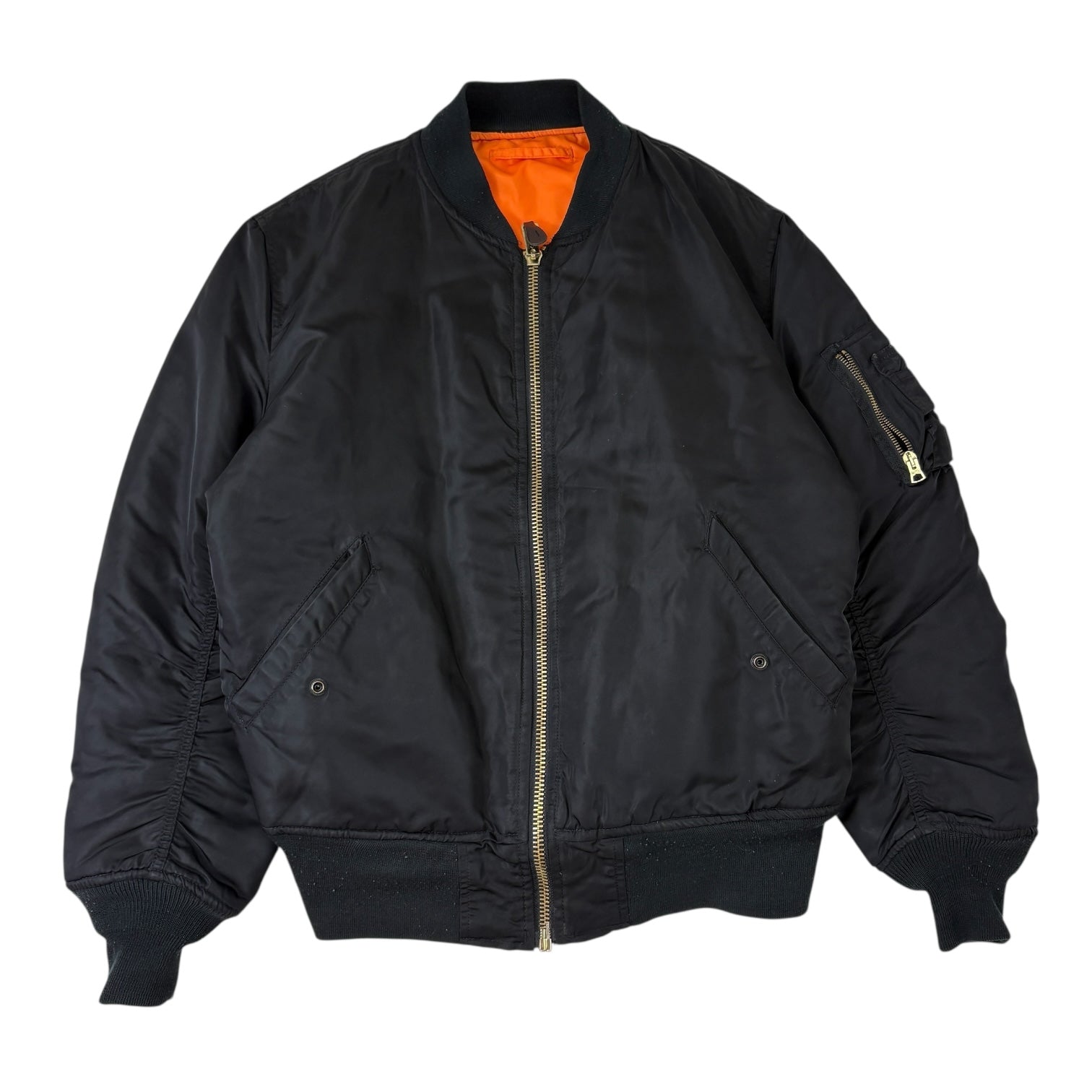 Vintage Alpha Industries MA-1 Flight Jacket Black