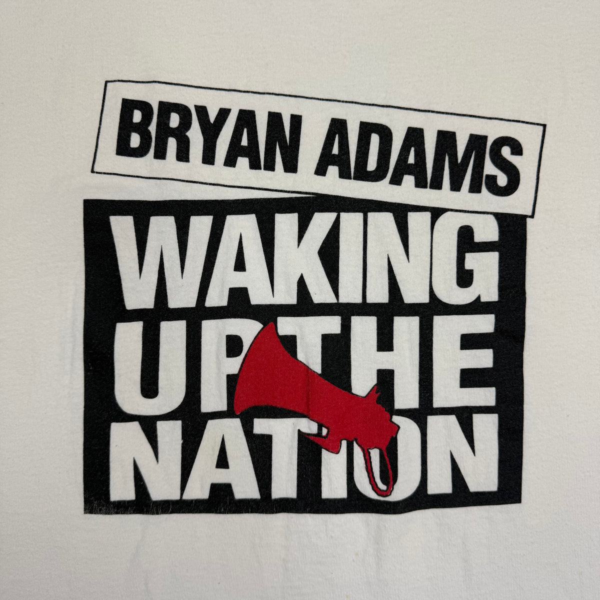 Vintage Bryan Adams Coca Cola “Waking Up The Nation” Tee White