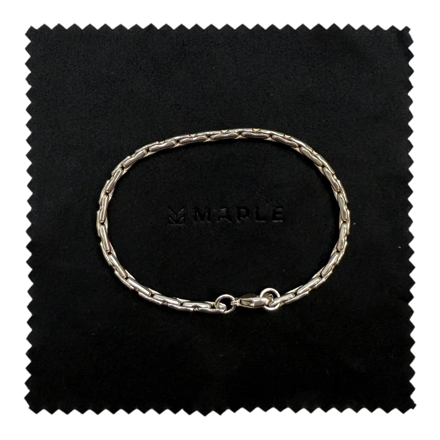 Maple Plush Bracelet Silver