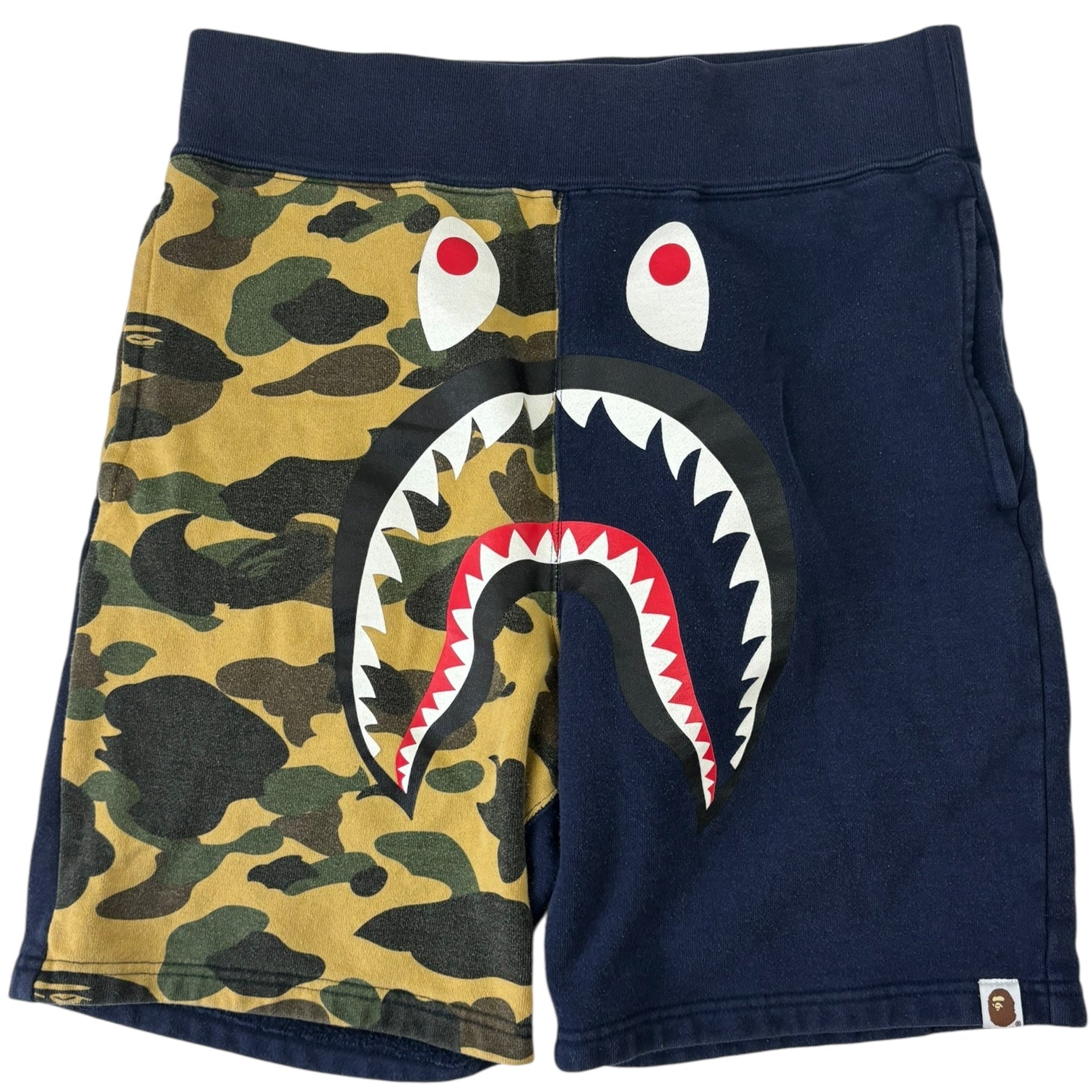 BAPE Shark Sweat Short Navy
