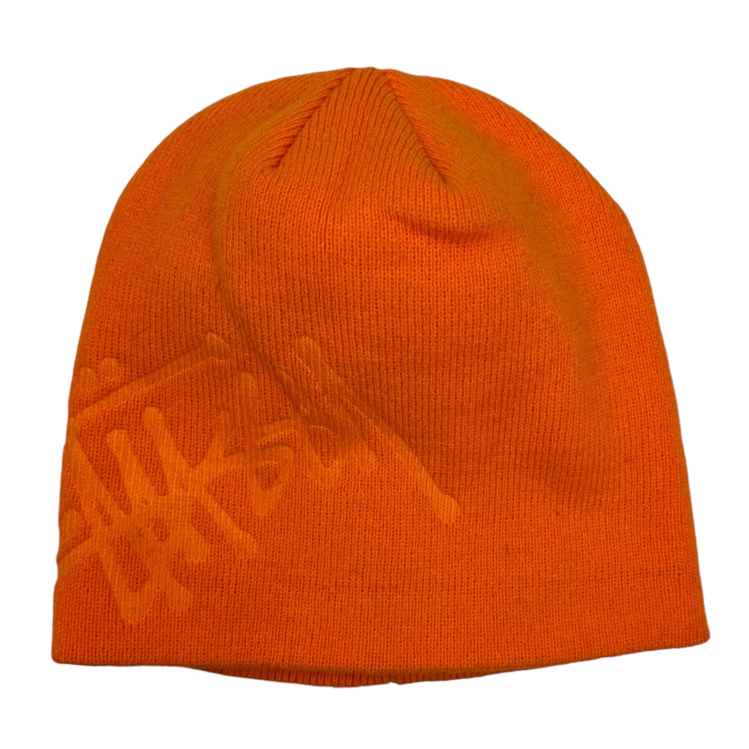 Stussy Debossed Basic Logo Skullcap Beanie Orange