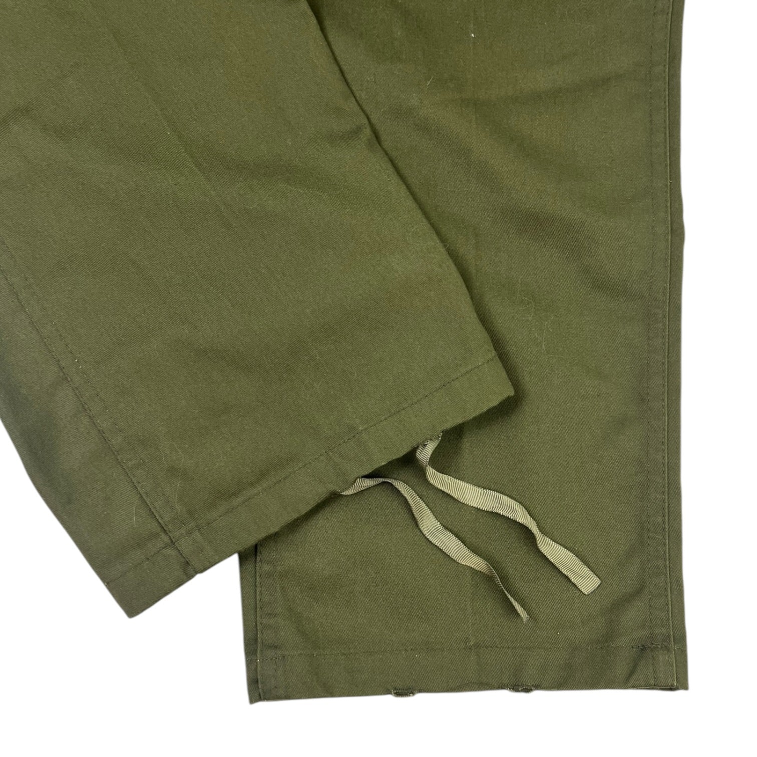 Military Fatigue Cargo Pants Side Pockets Olive