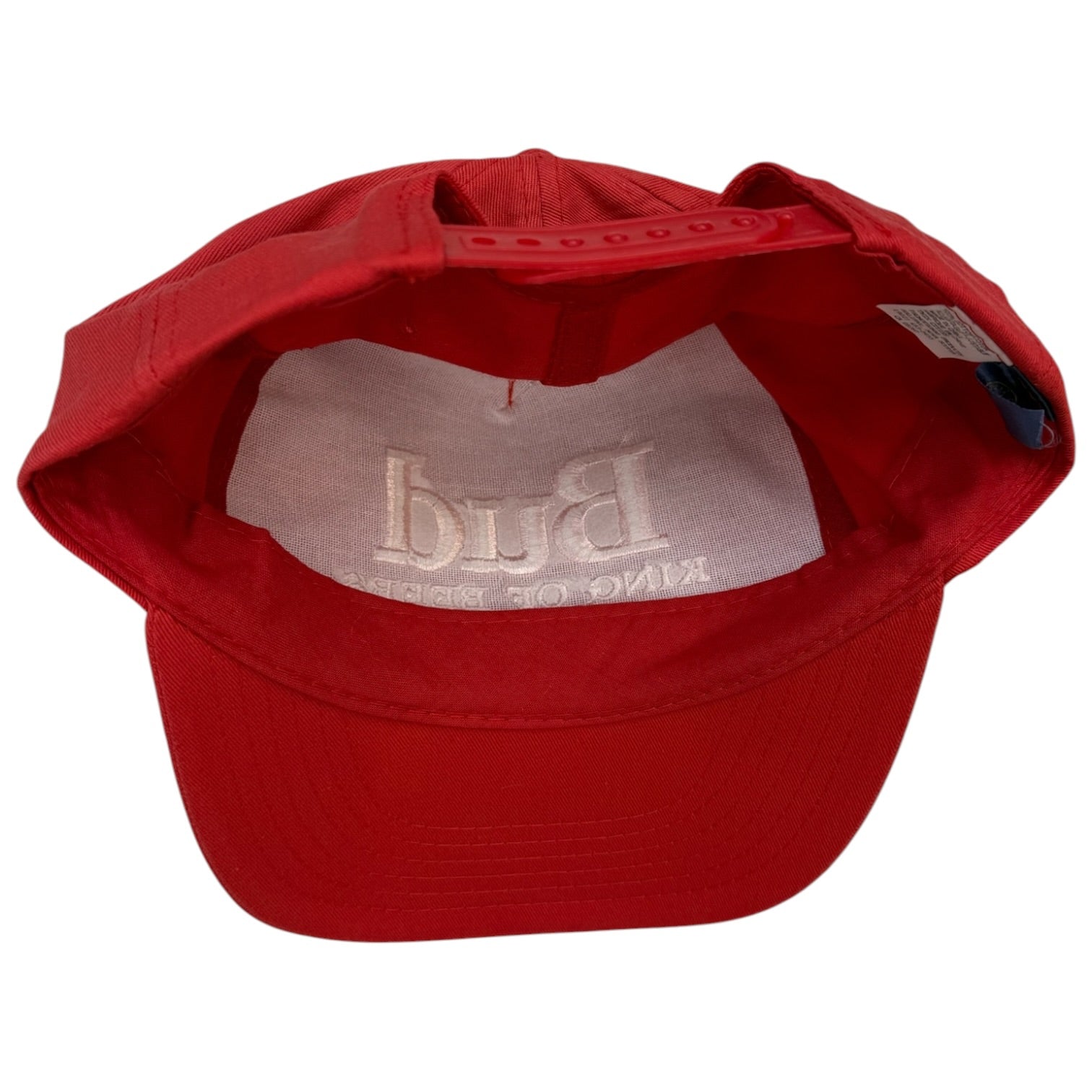 Vintage Bud King Of Beers Snapback Red