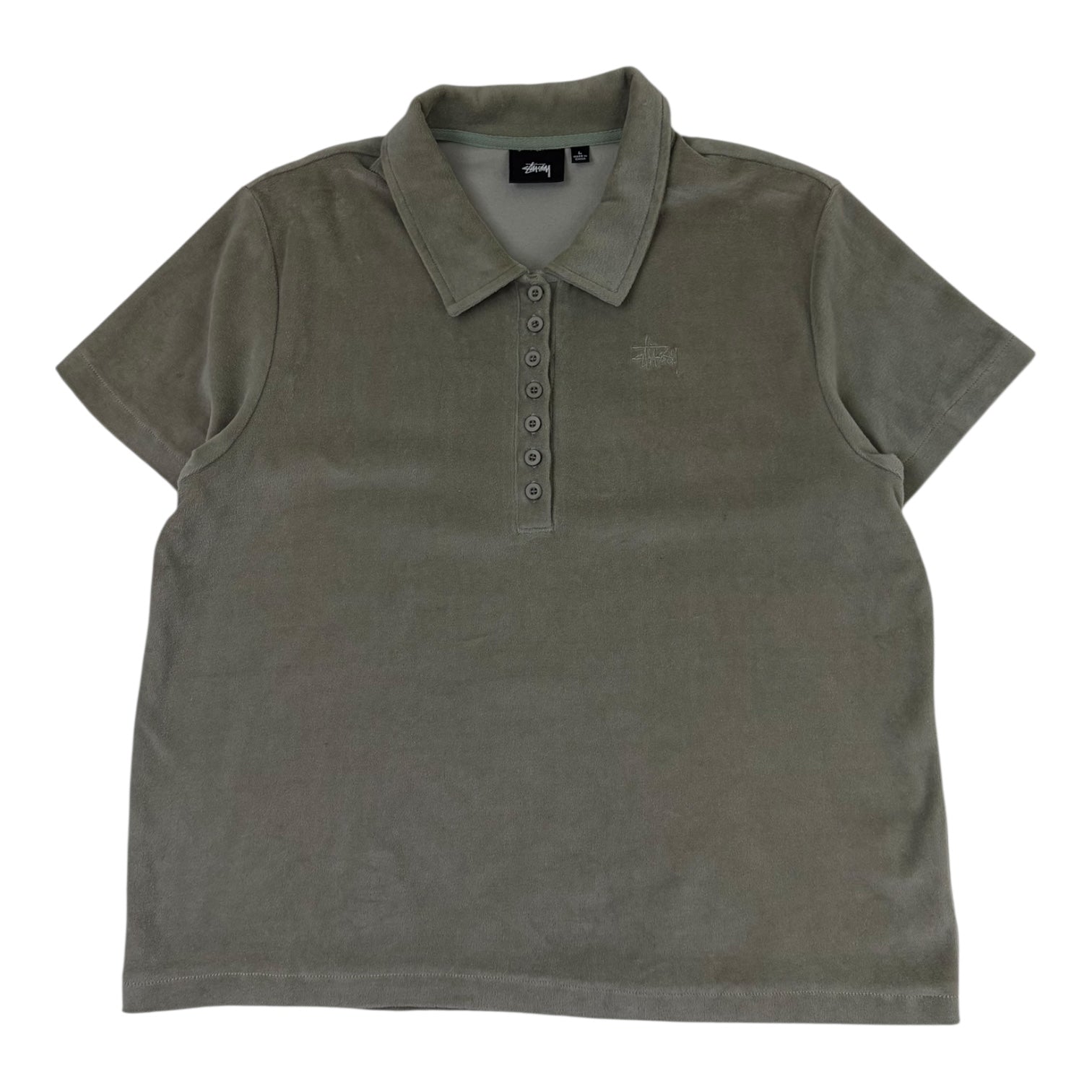 Stussy Constance Polo T-Shirt Sage