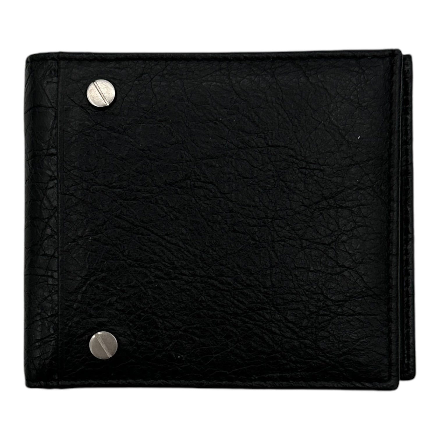 Balenciaga Black Screw Bifold Wallet