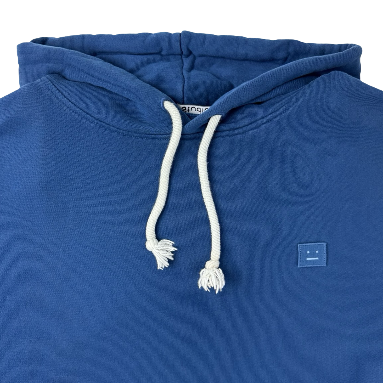 Acne Studios Smiley Hoodie Blue