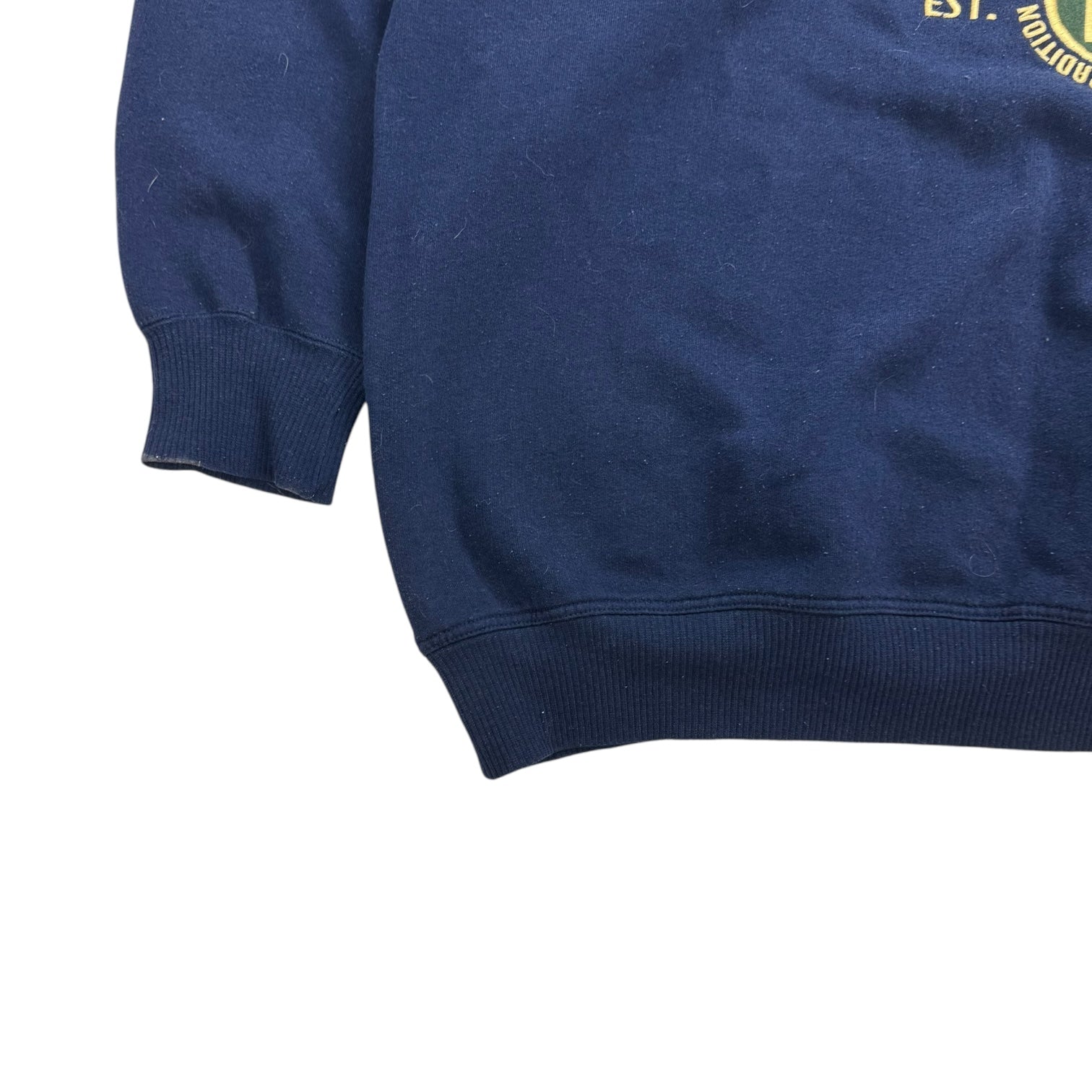 Vintage Notre Dame Fighting Irish Crewneck Navy Blue