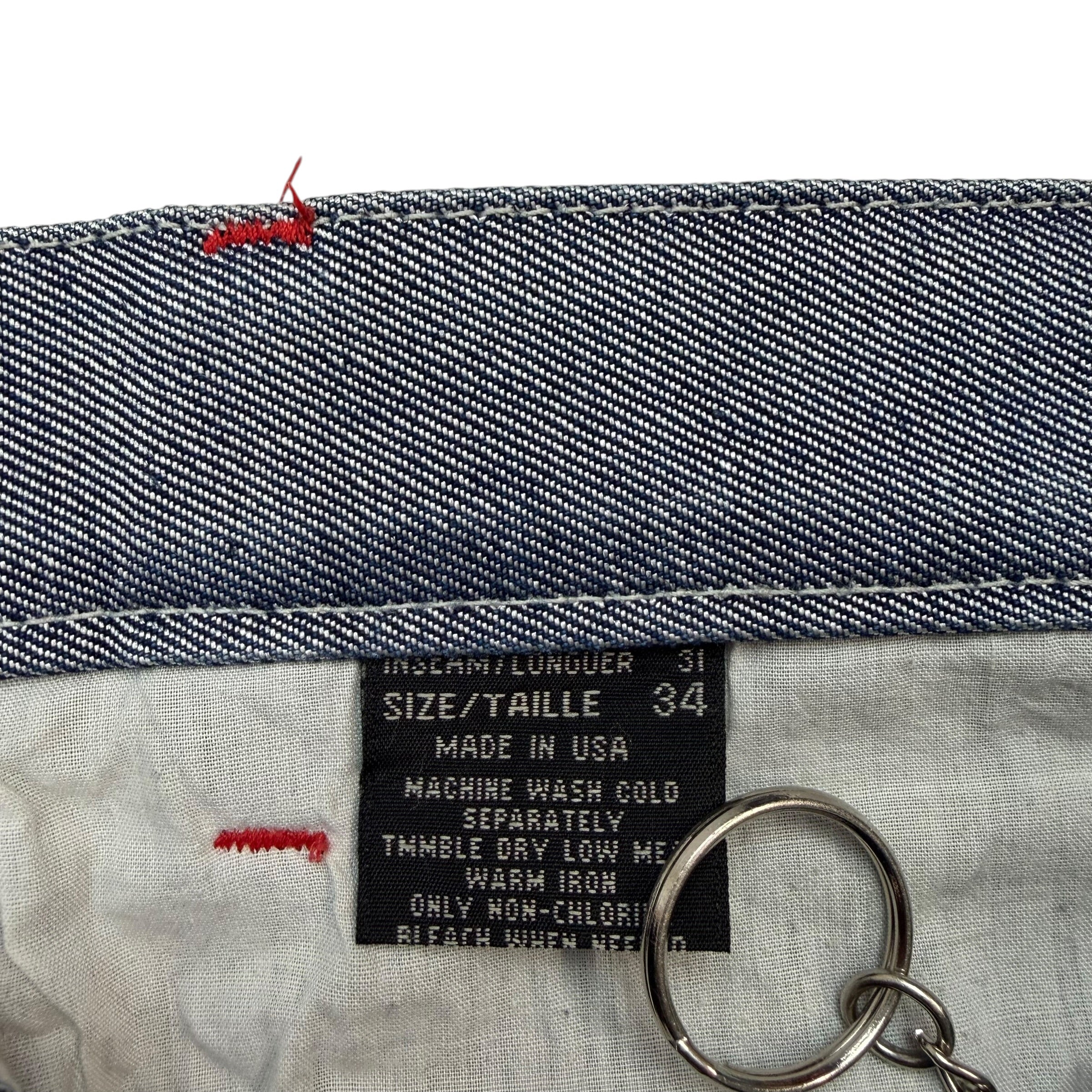 Vintage Phat Farm Glossy Jeans Blue