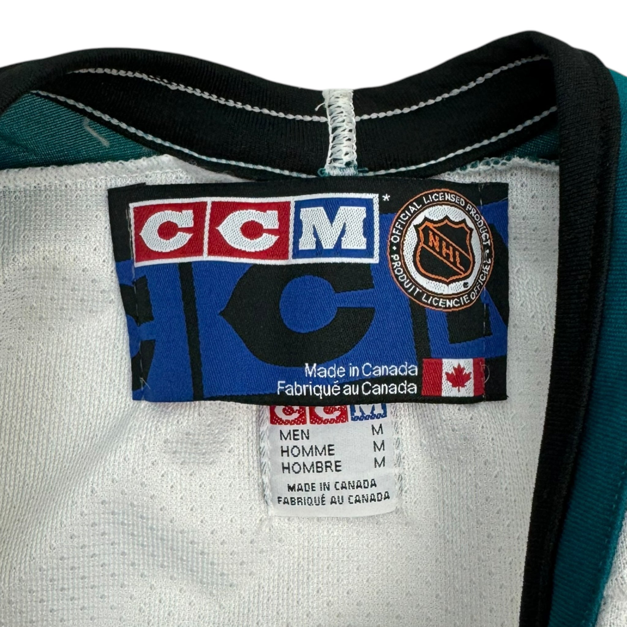 Vintage CCM San Jose Sharks Hockey Jersey