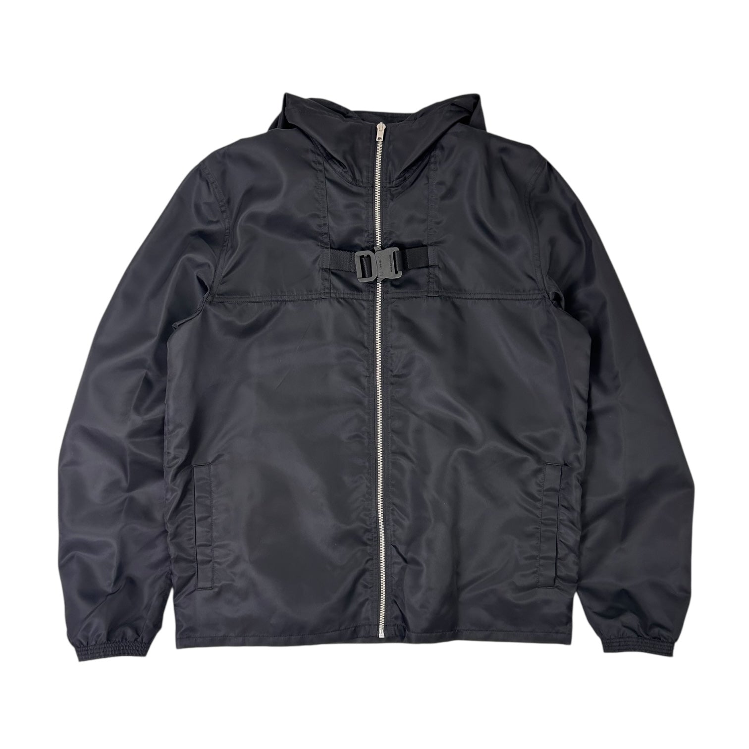 1017 ALYX 9SM Nylon Windbreaker Jacket Black