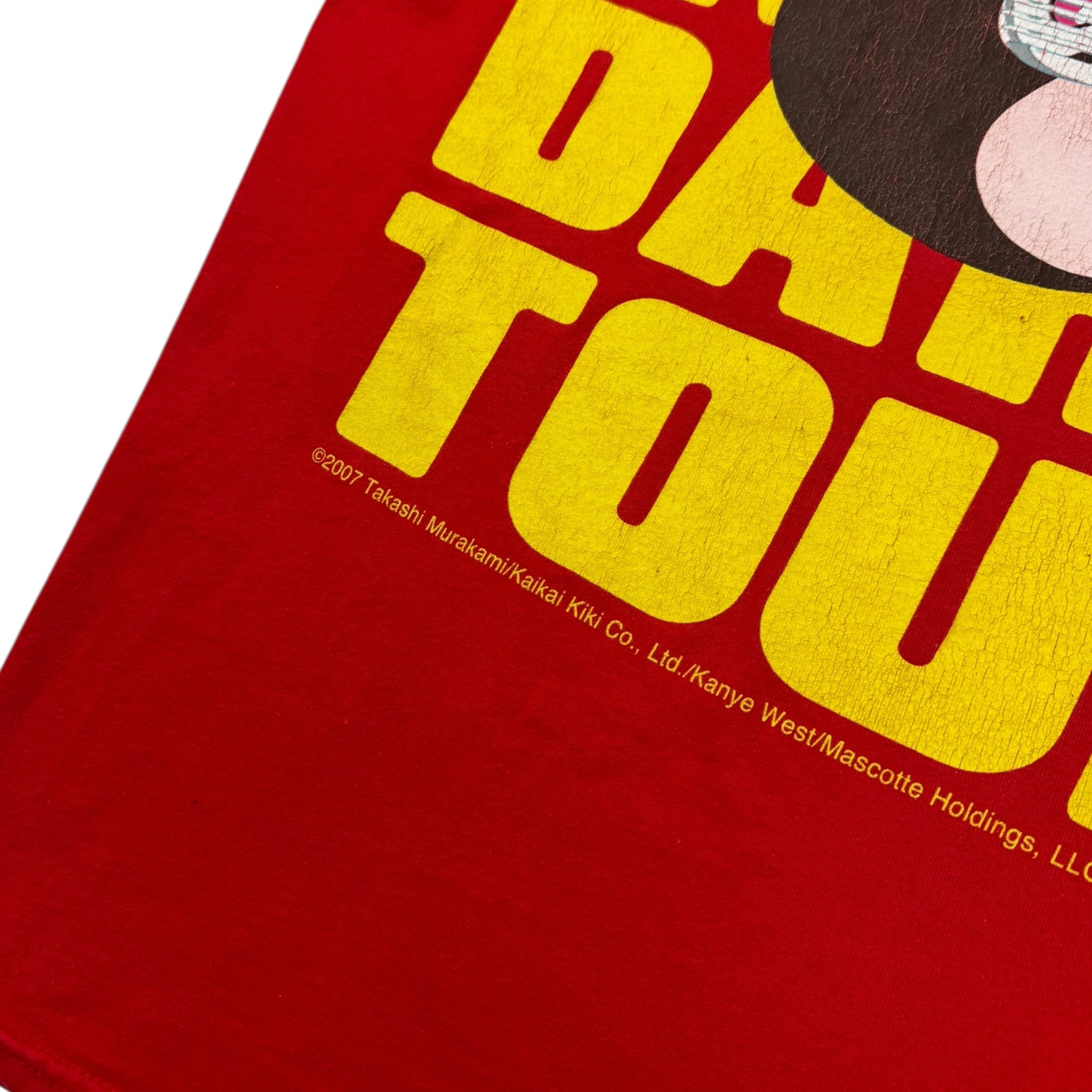 2007 Kanye West ‘Glow In The Dark Tour’ Murakami T-Shirt Red