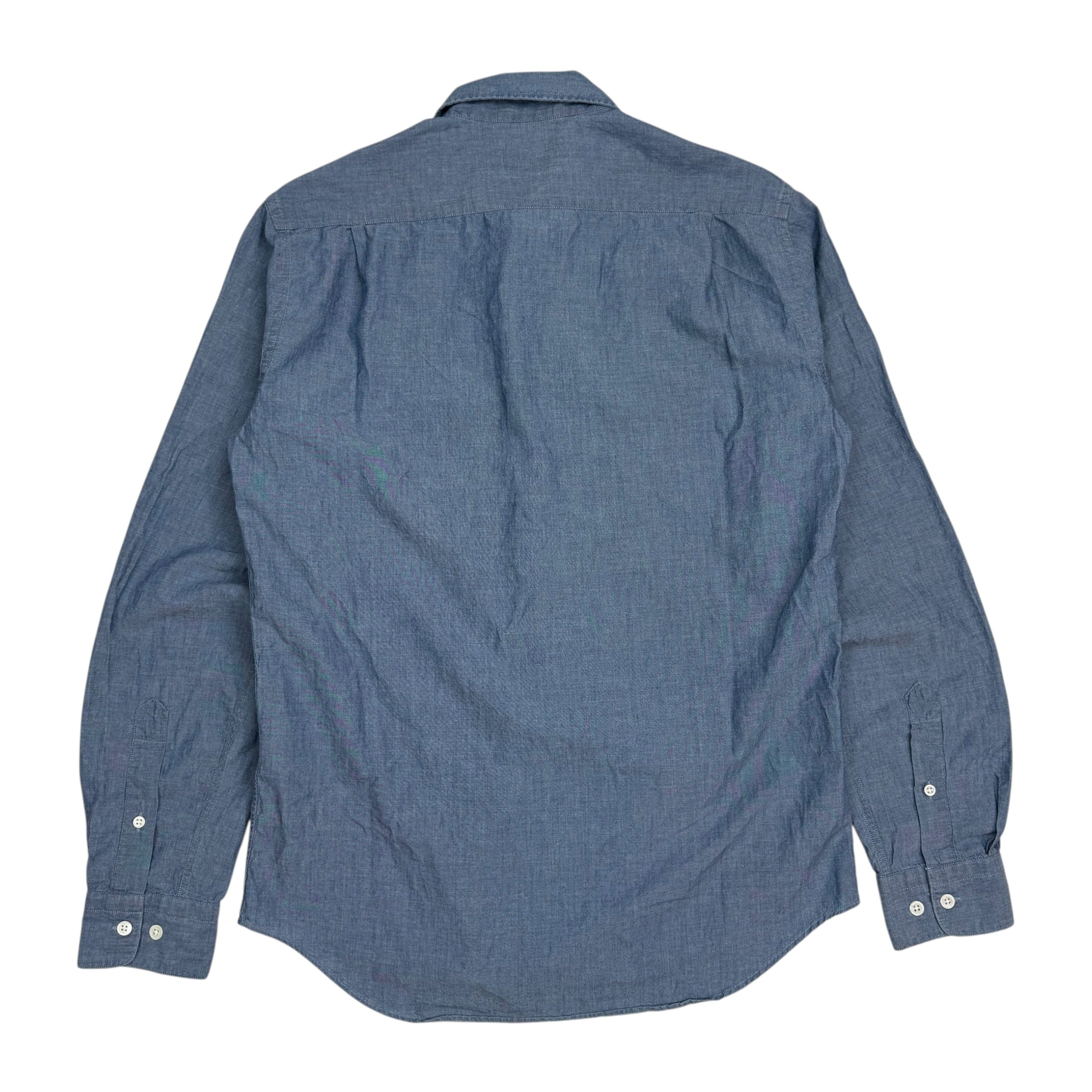 Acne Studios Linen Button Up Blue