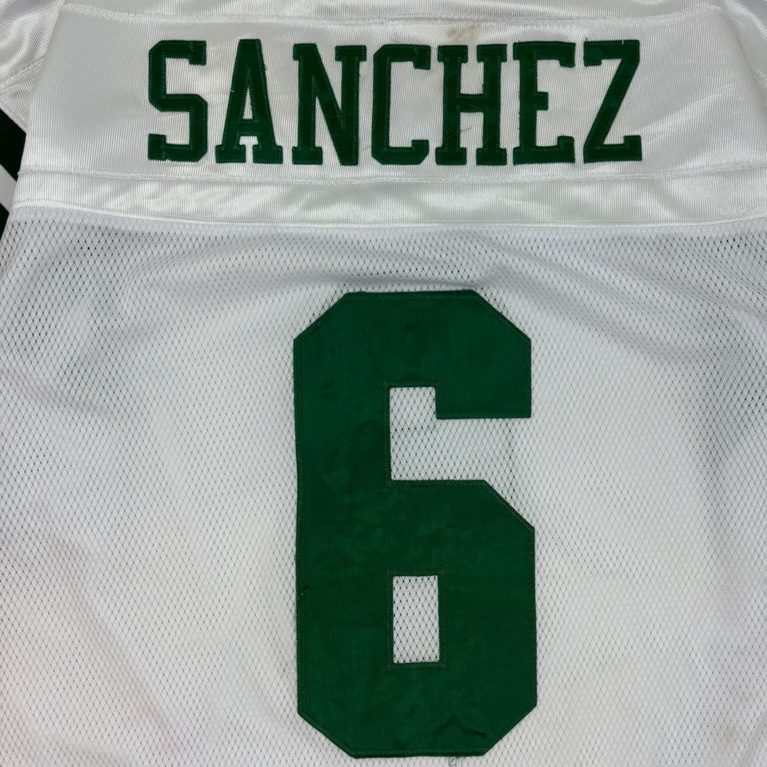 Vintage Reebok New York Jets Mark Sanchez Football Jersey White