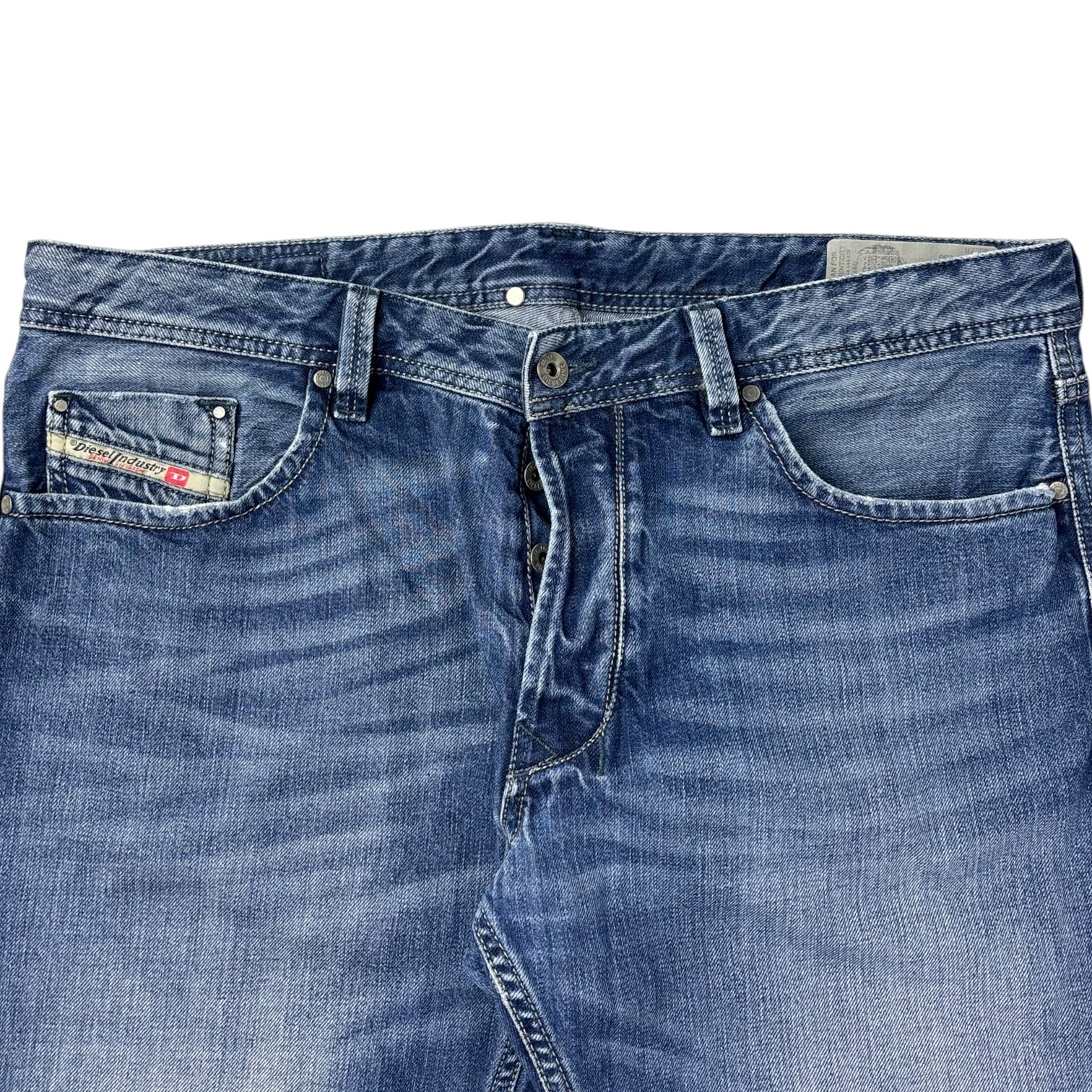 Y2K Diesel Larkee Jeans Medium Washed Blue (1)