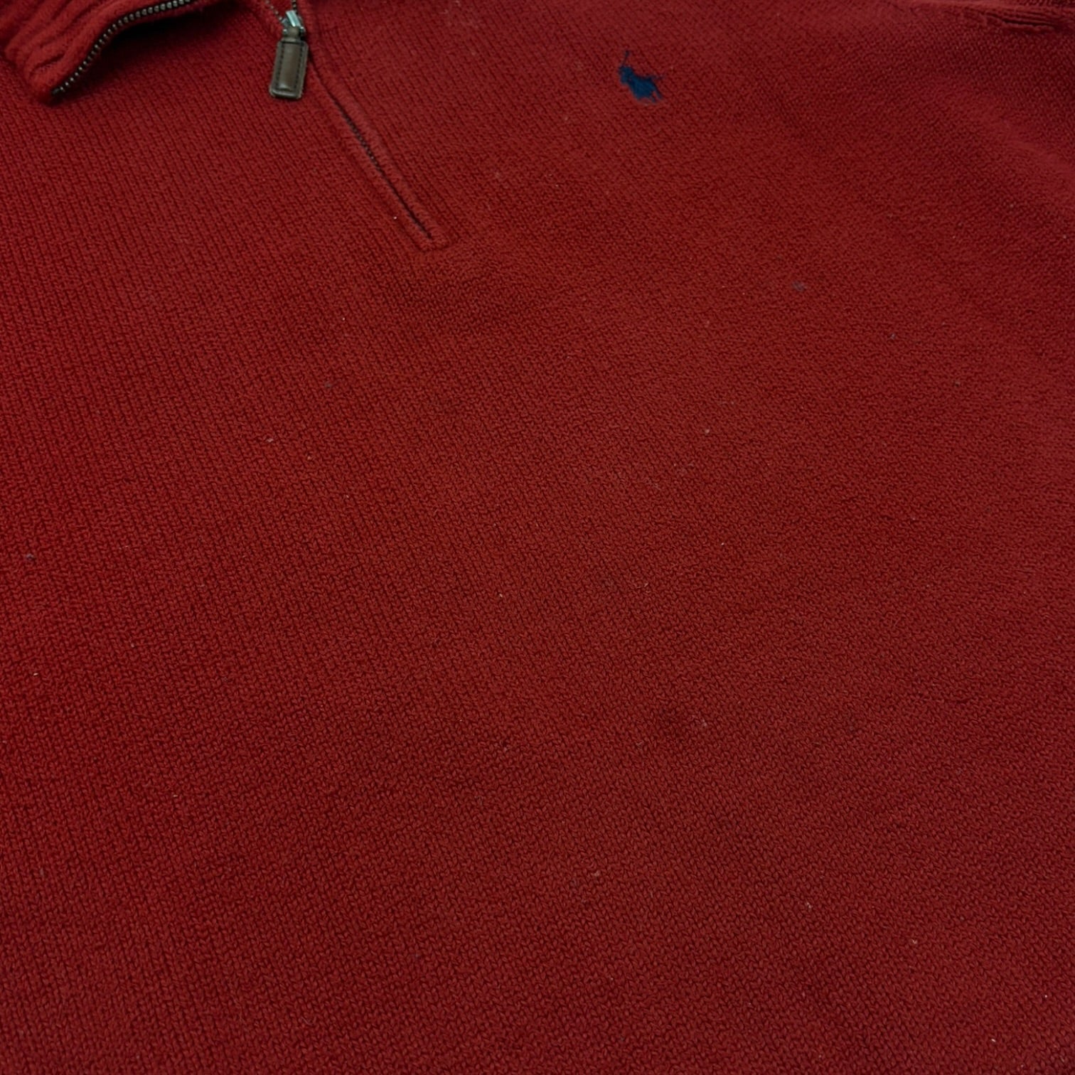 Polo Ralph Lauren Quarter-Zip Sweater Red