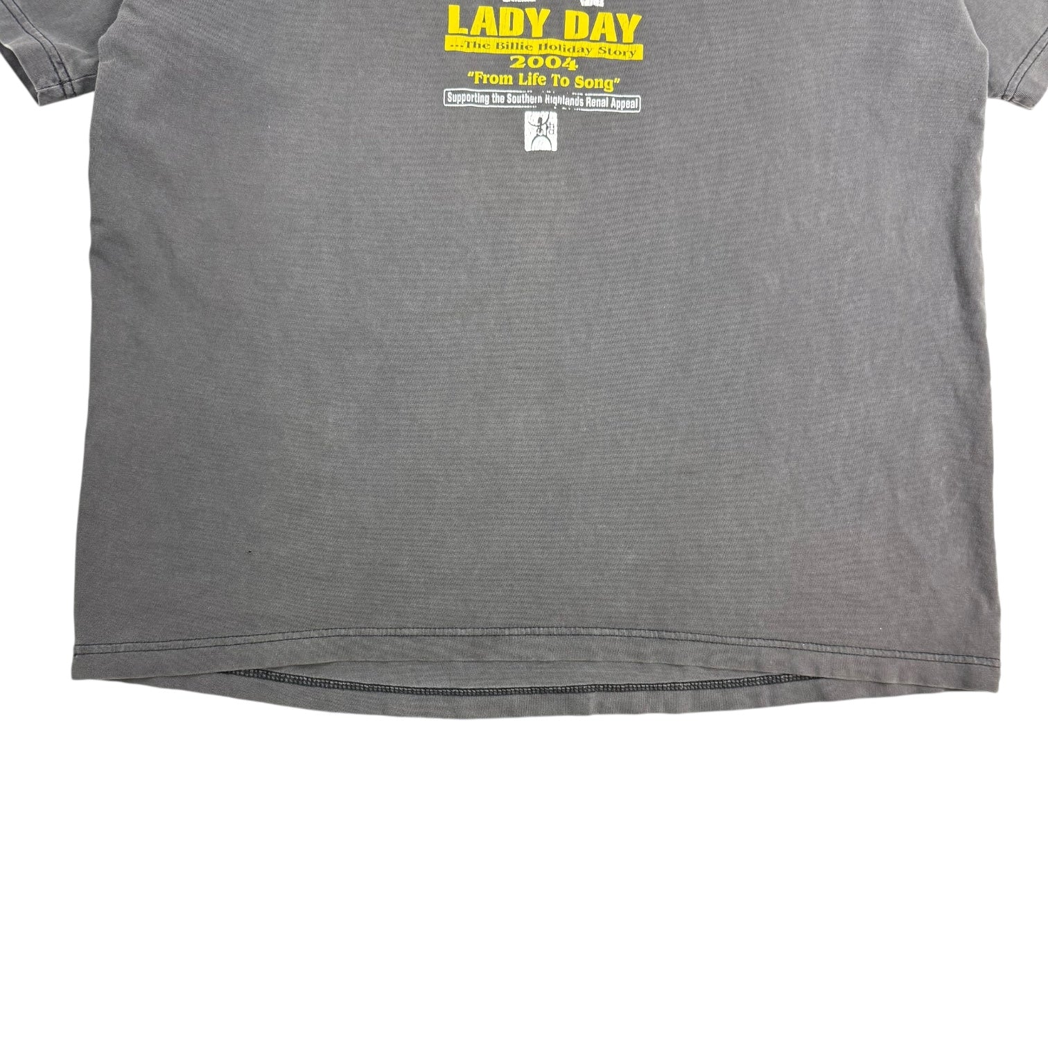 2004 Billie Holliday Lady Day Tee Grey