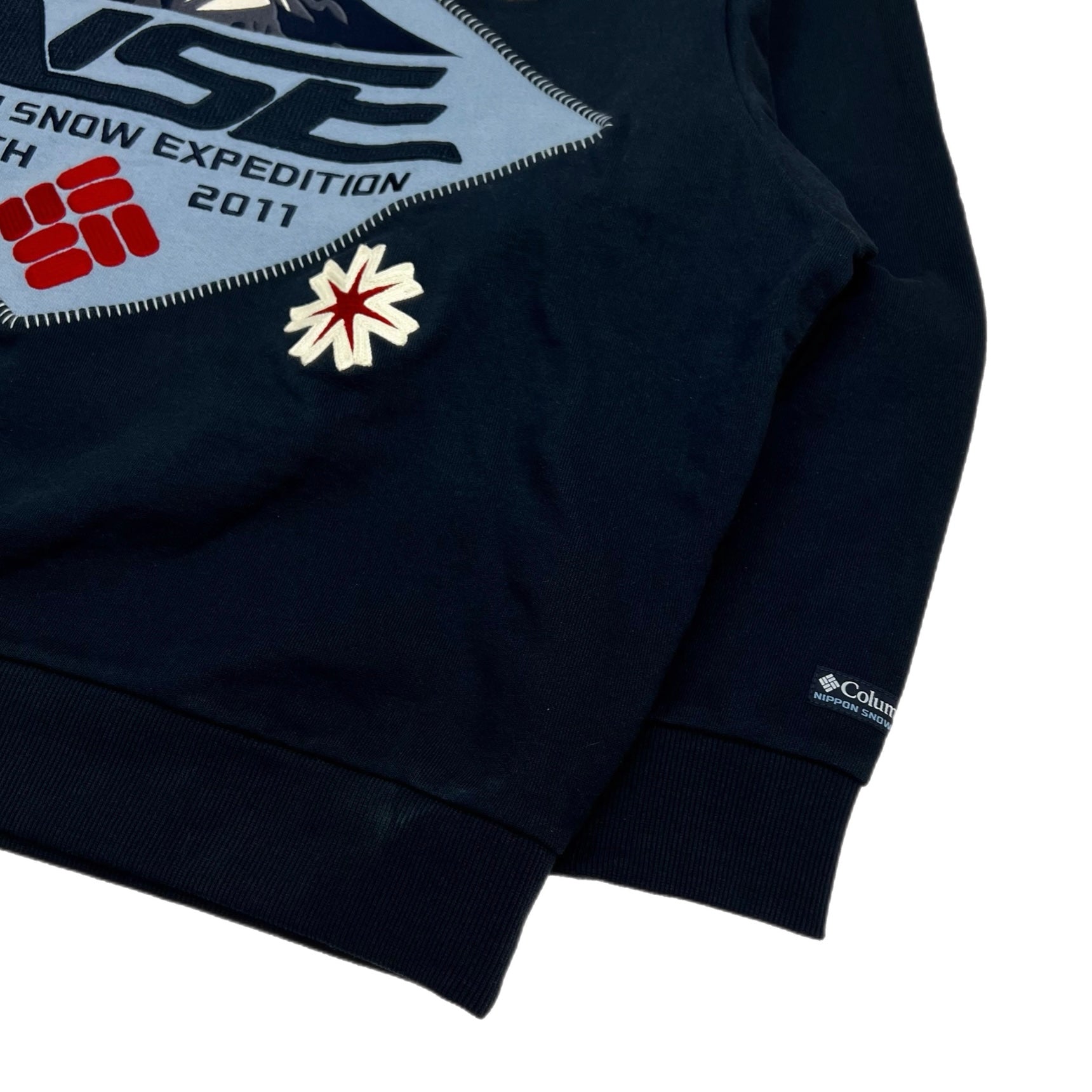 Kith x Columbia Patch Crewneck Navy